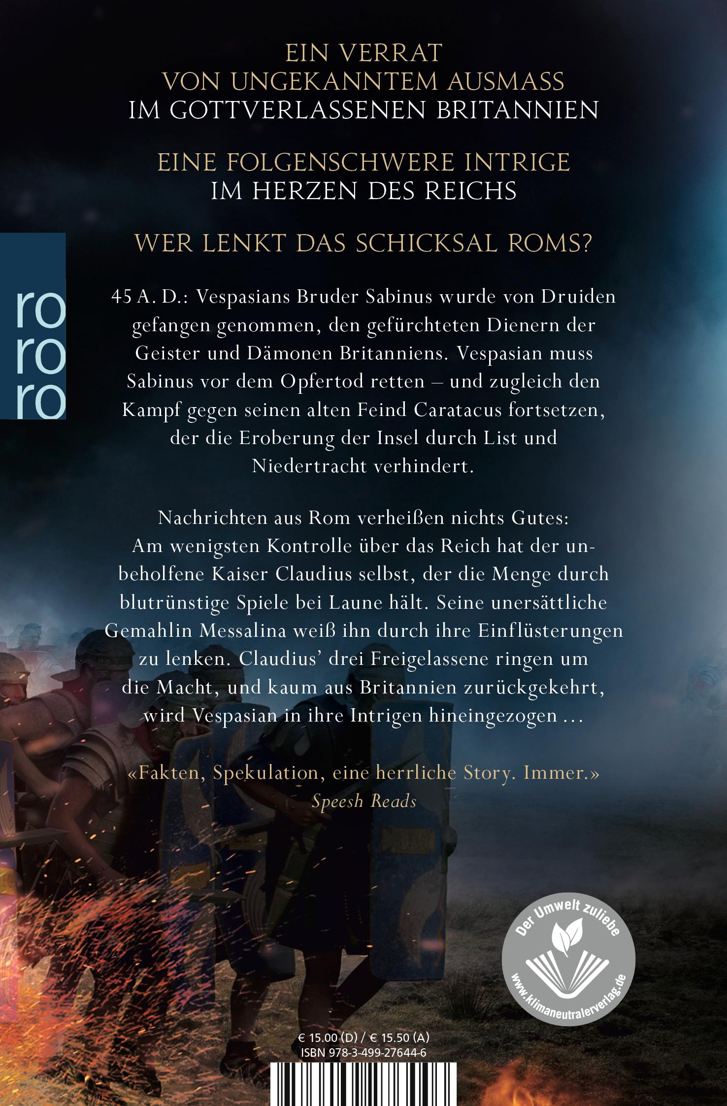 Rückseitencover Vespasian: Das Blut des Bruders