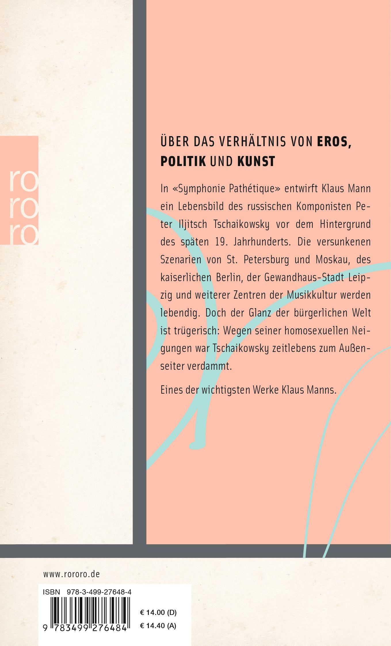 Rückseitencover Symphonie Pathétique