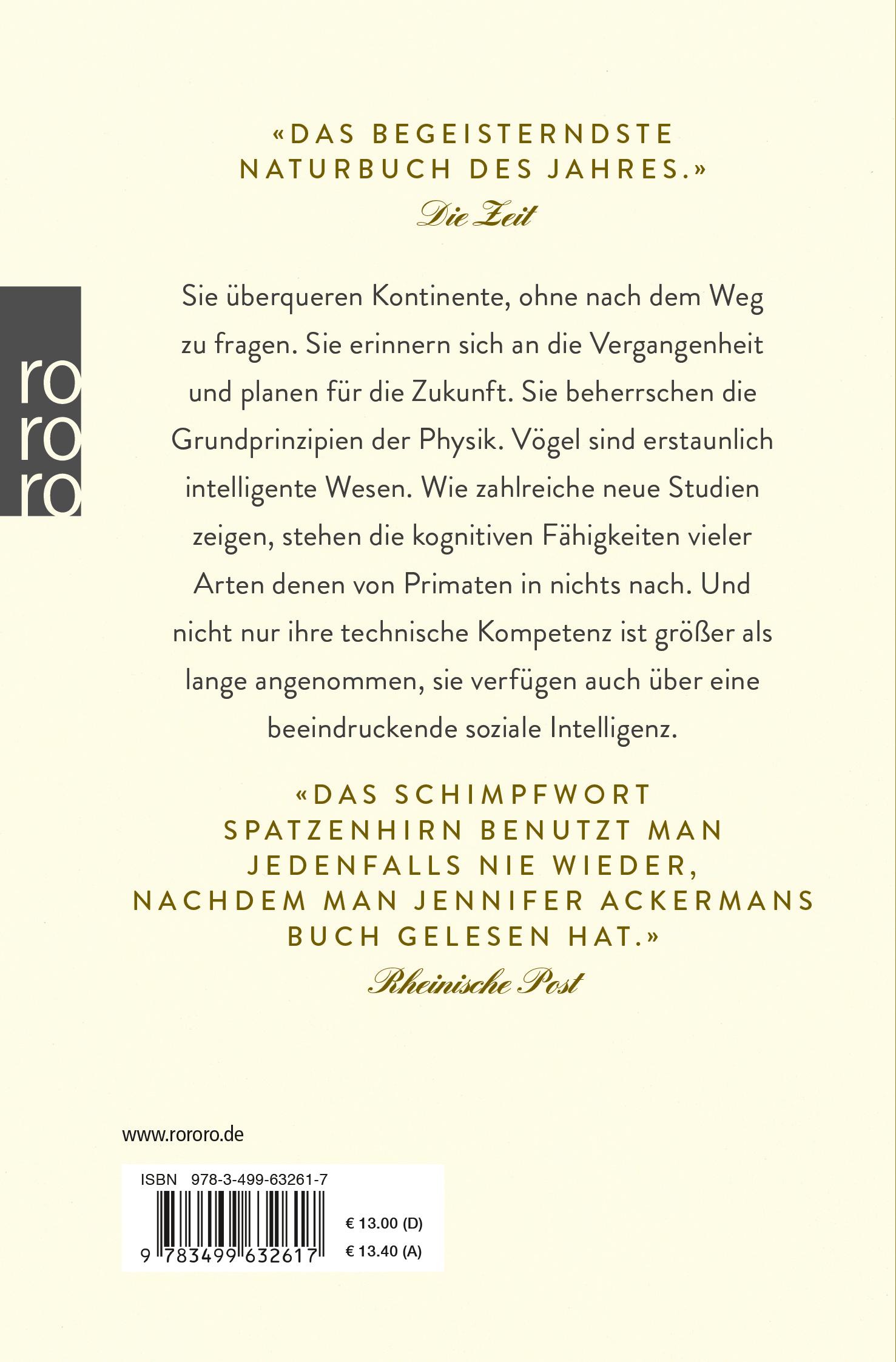 Rückseitencover Die Genies der Lüfte