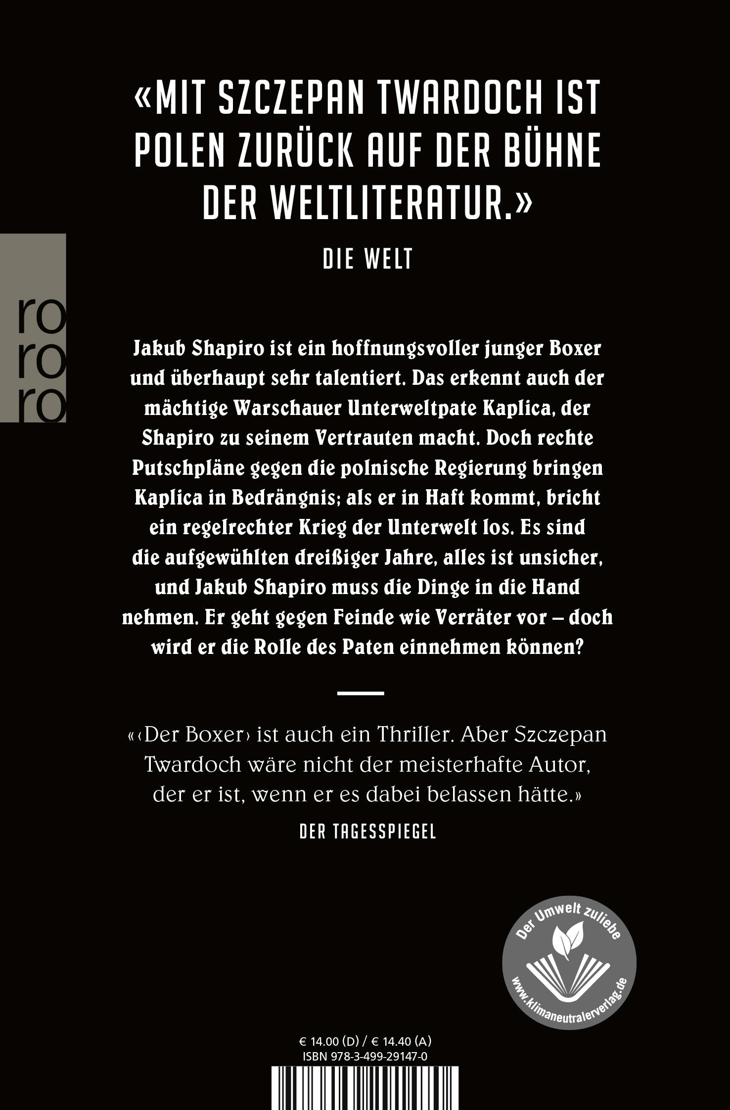 Rückseitencover Der Boxer