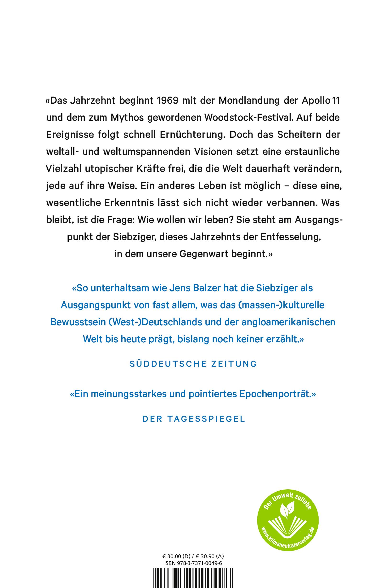 Rückseitencover Das entfesselte Jahrzehnt
