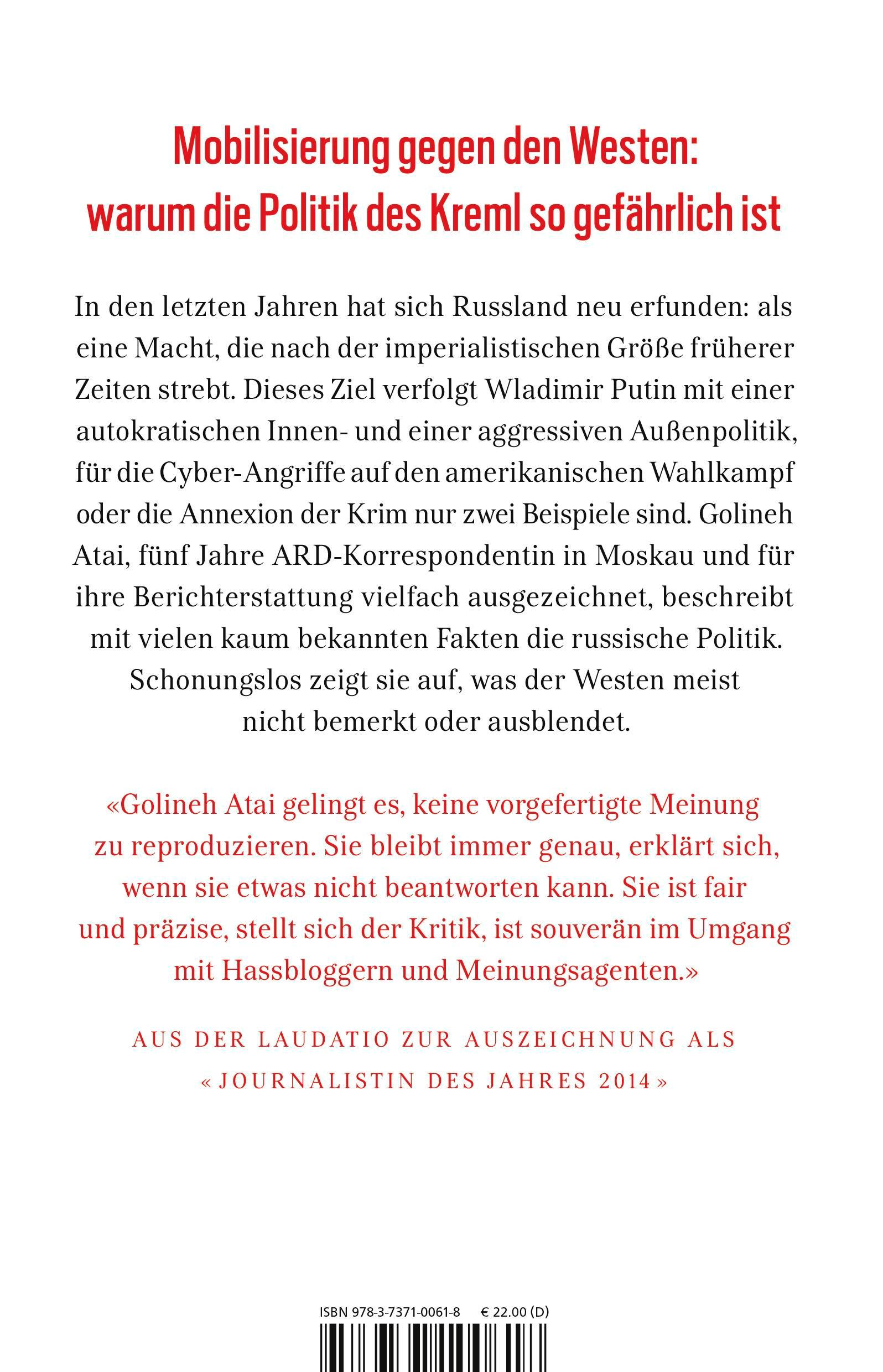 Rückseitencover Die Wahrheit ist der Feind