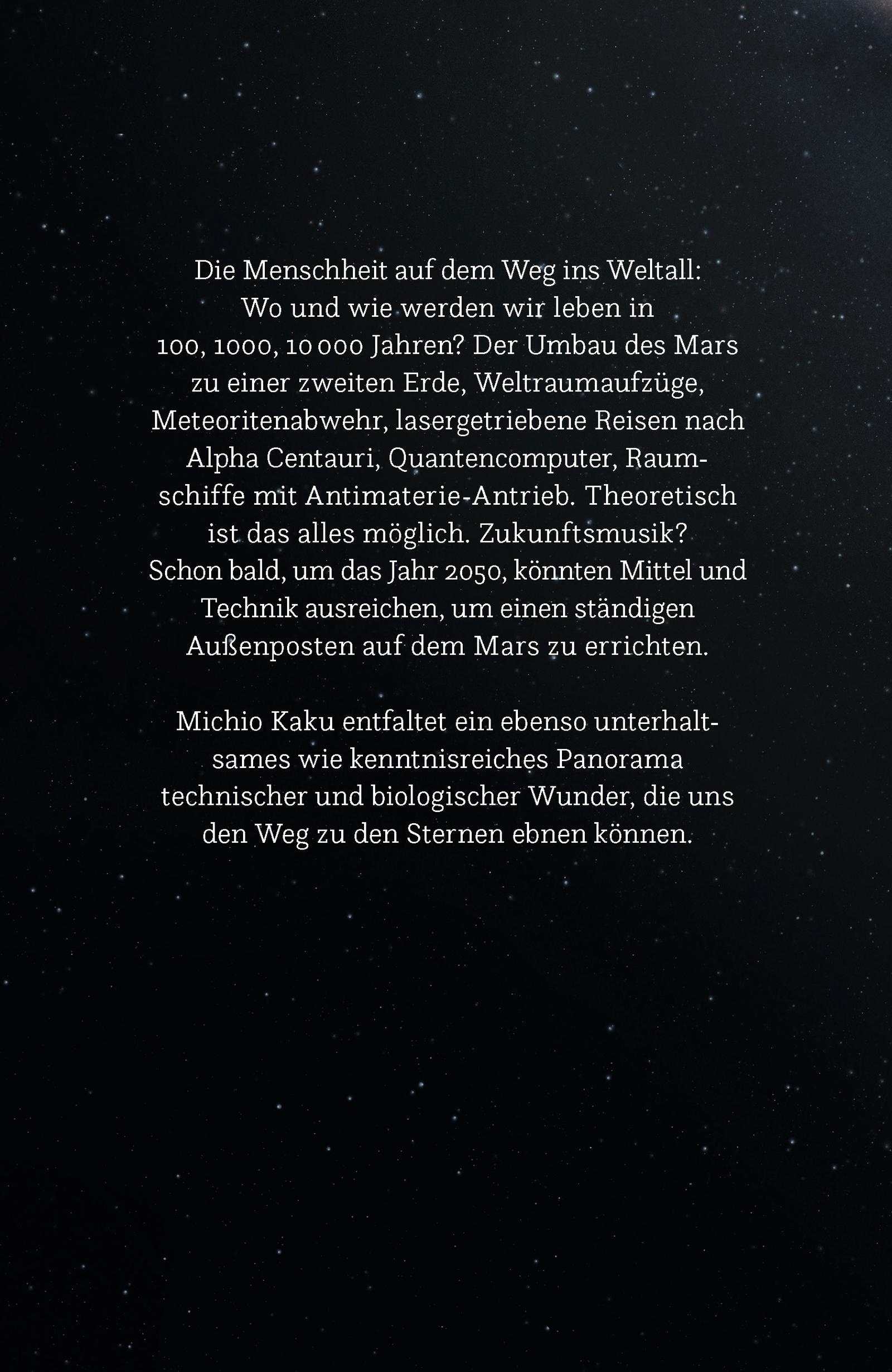 Rückseitencover Abschied von der Erde