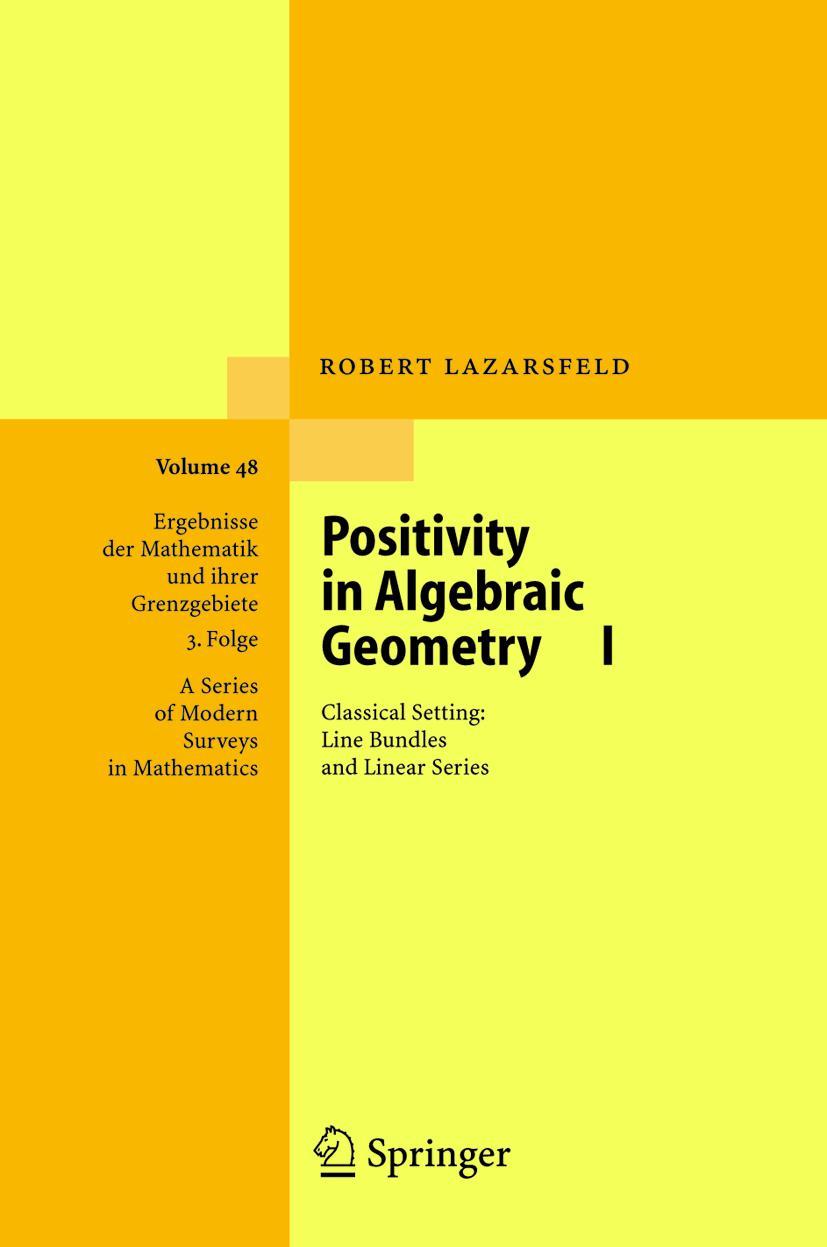 Vorderes Coverbild Positivity in Algebraic Geometry I