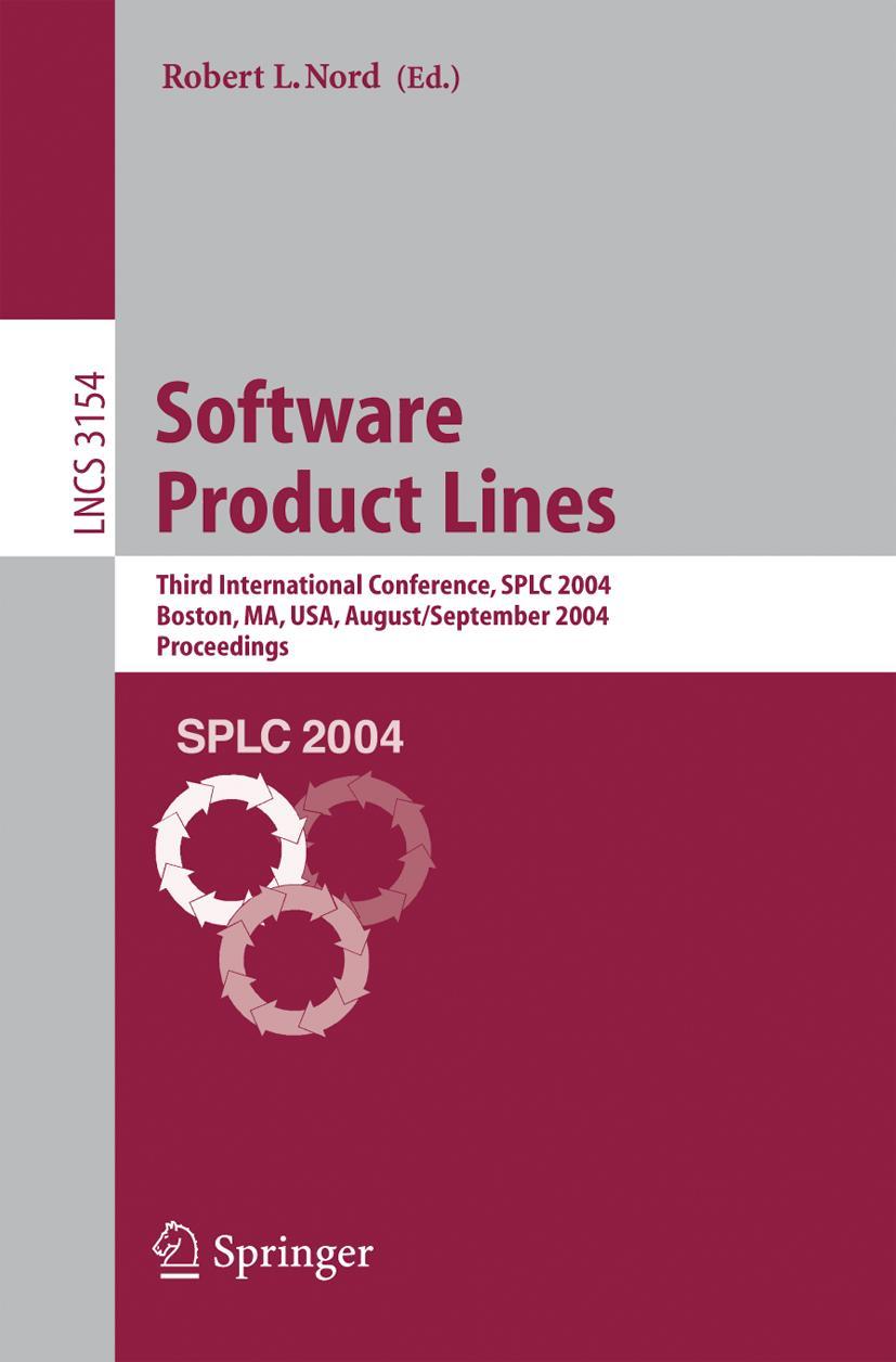 Vorderes Coverbild Software Product Lines