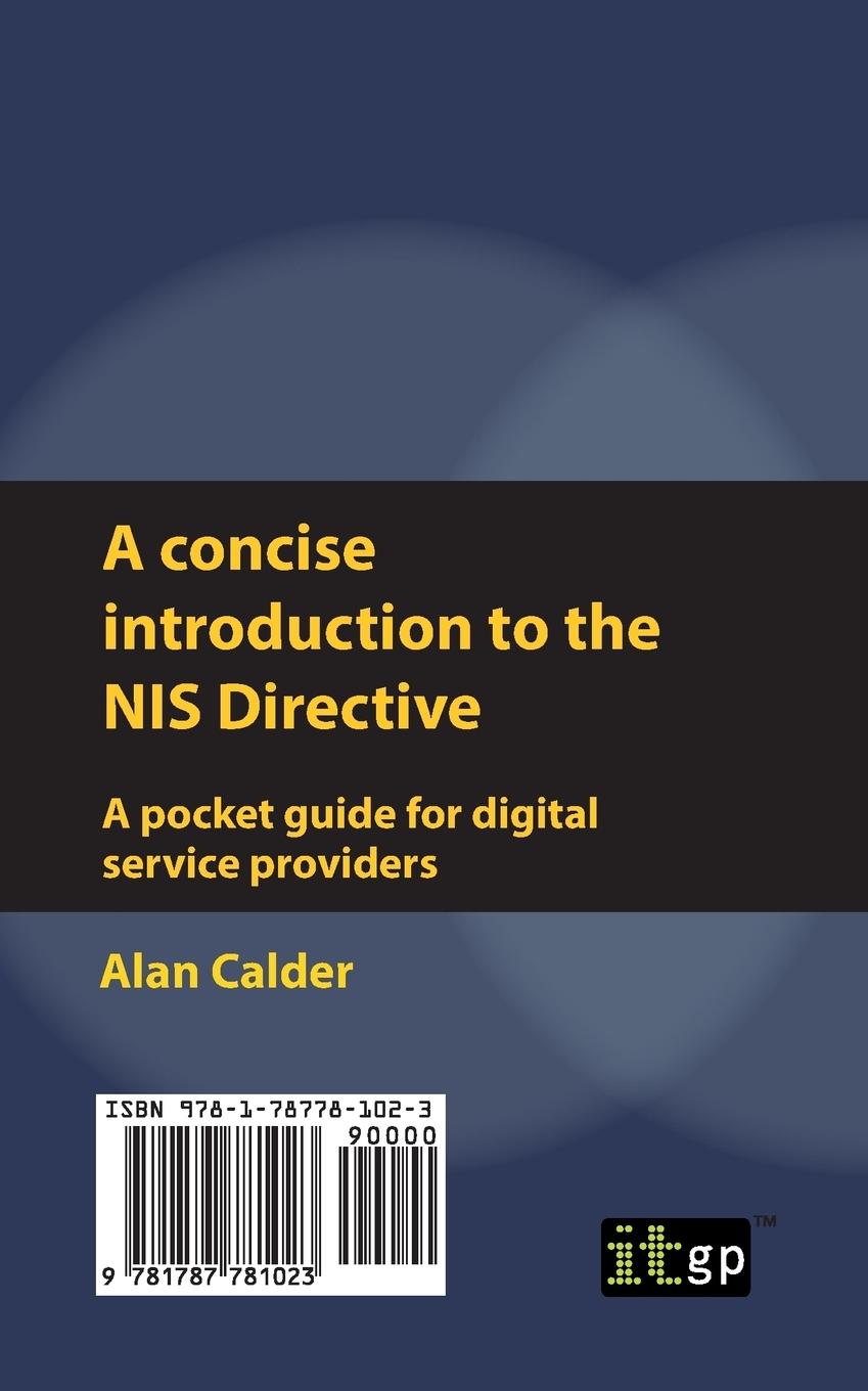 Rückseitencover A concise introduction to the NIS Directive - A pocket guide for digital service providers