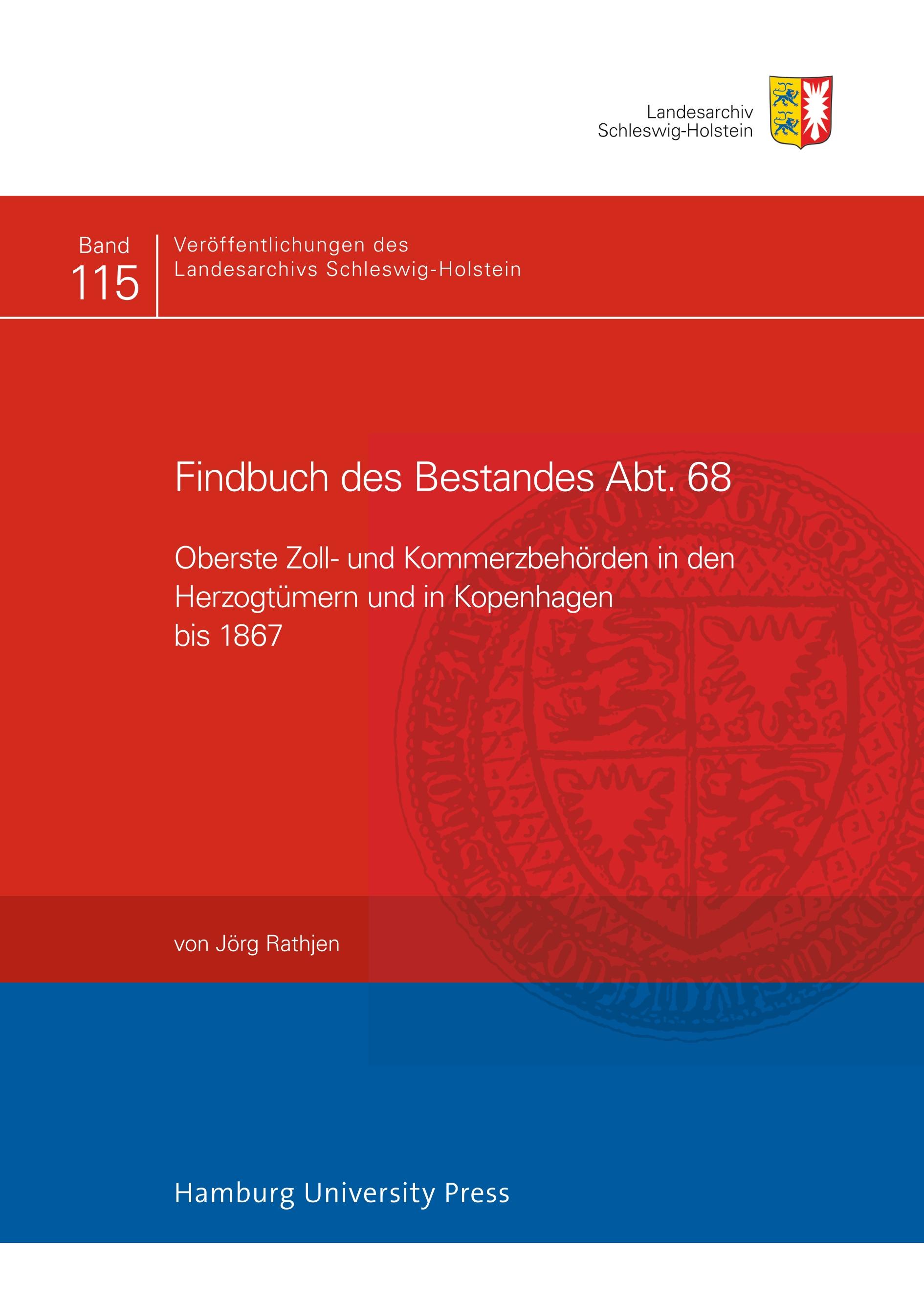 Vorderes Coverbild Findbuch des Bestandes Abt. 68