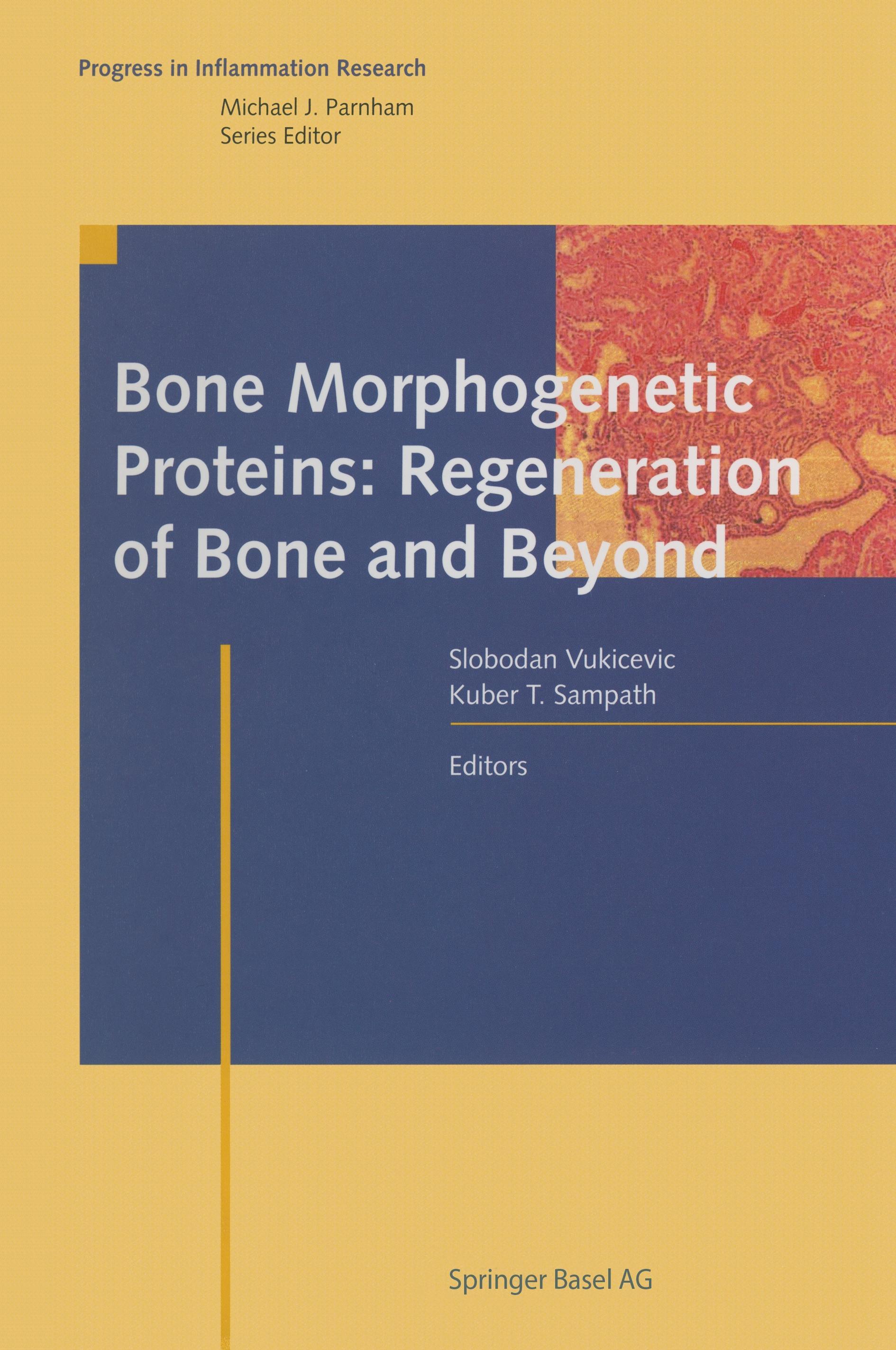 Vorderes Coverbild Bone Morphogenetic Proteins: Regeneration of Bone and Beyond