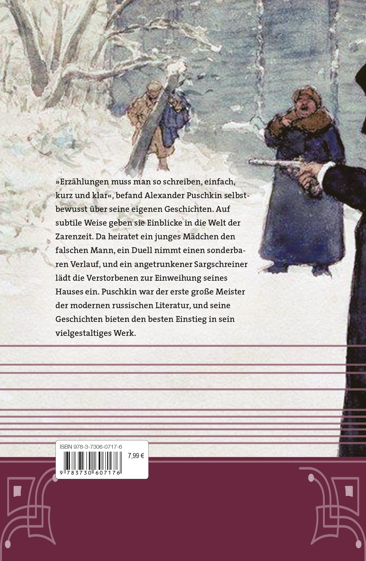 Beispielinhalt (Bild) Alexander Puschkin - Die besten Geschichten