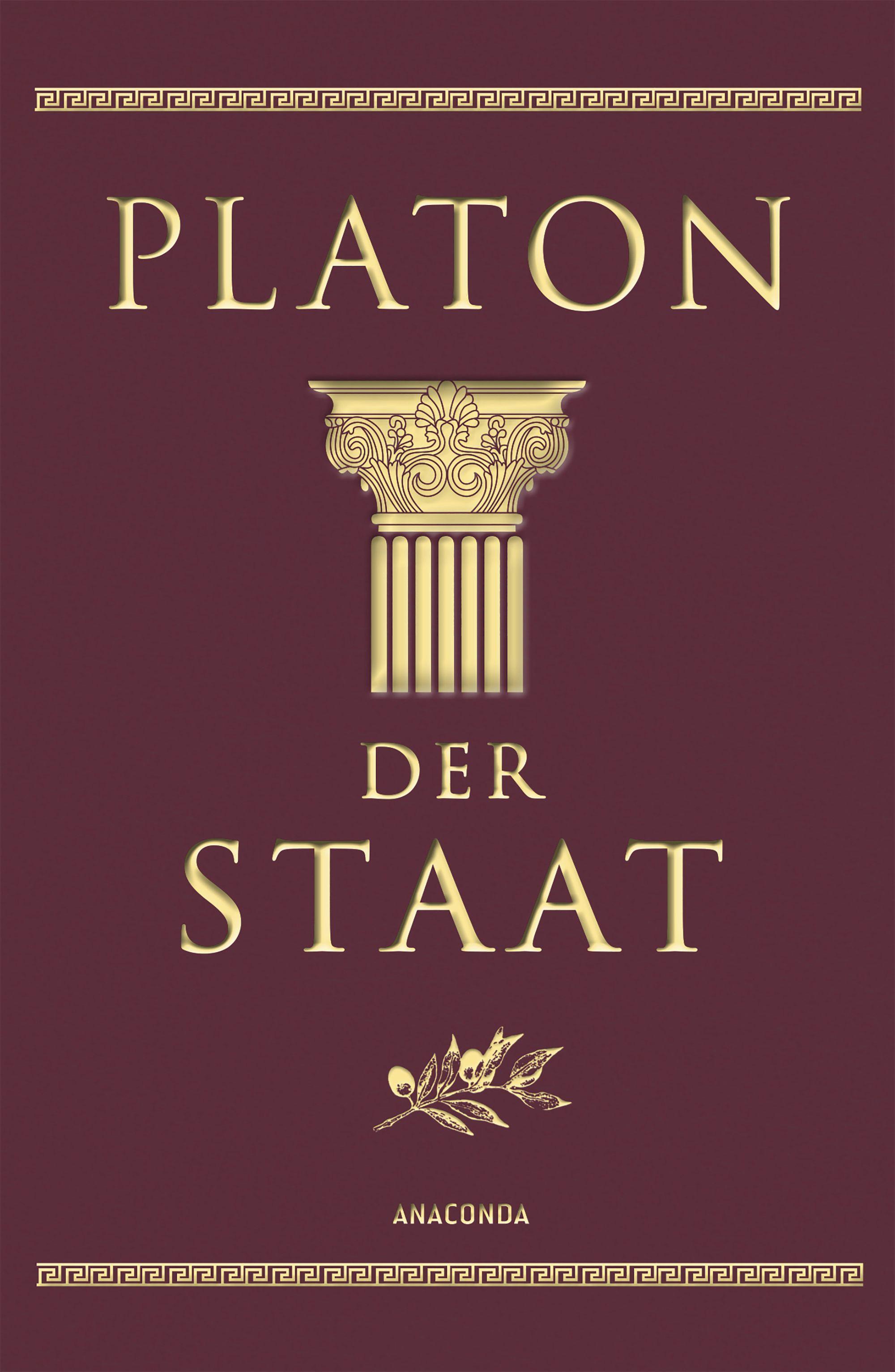 Vorderes Coverbild Der Staat (Cabra-Lederausgabe)