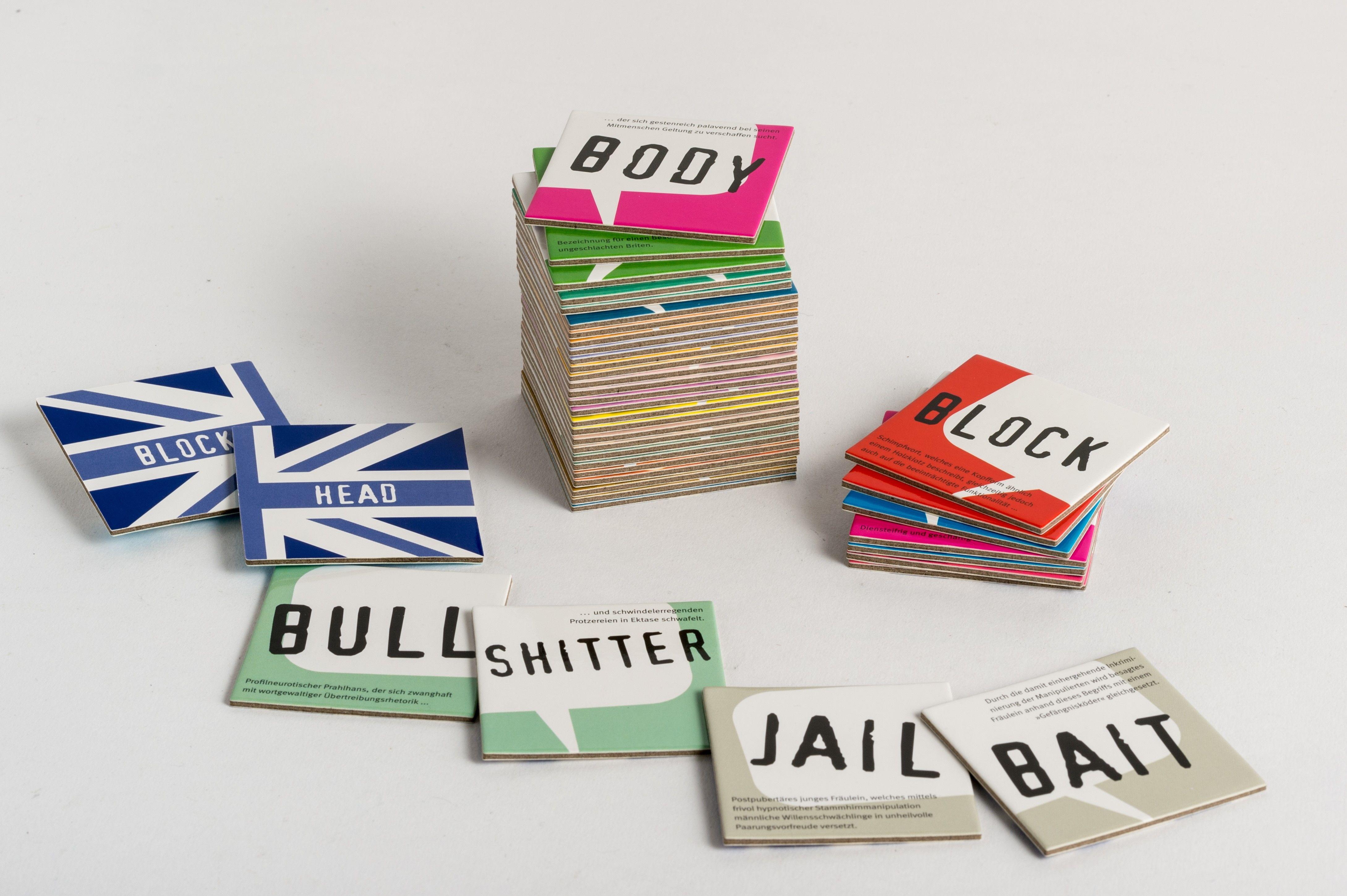 Beispielinhalt (Bild) Blockhead - Das englische Schimpfwortspiel