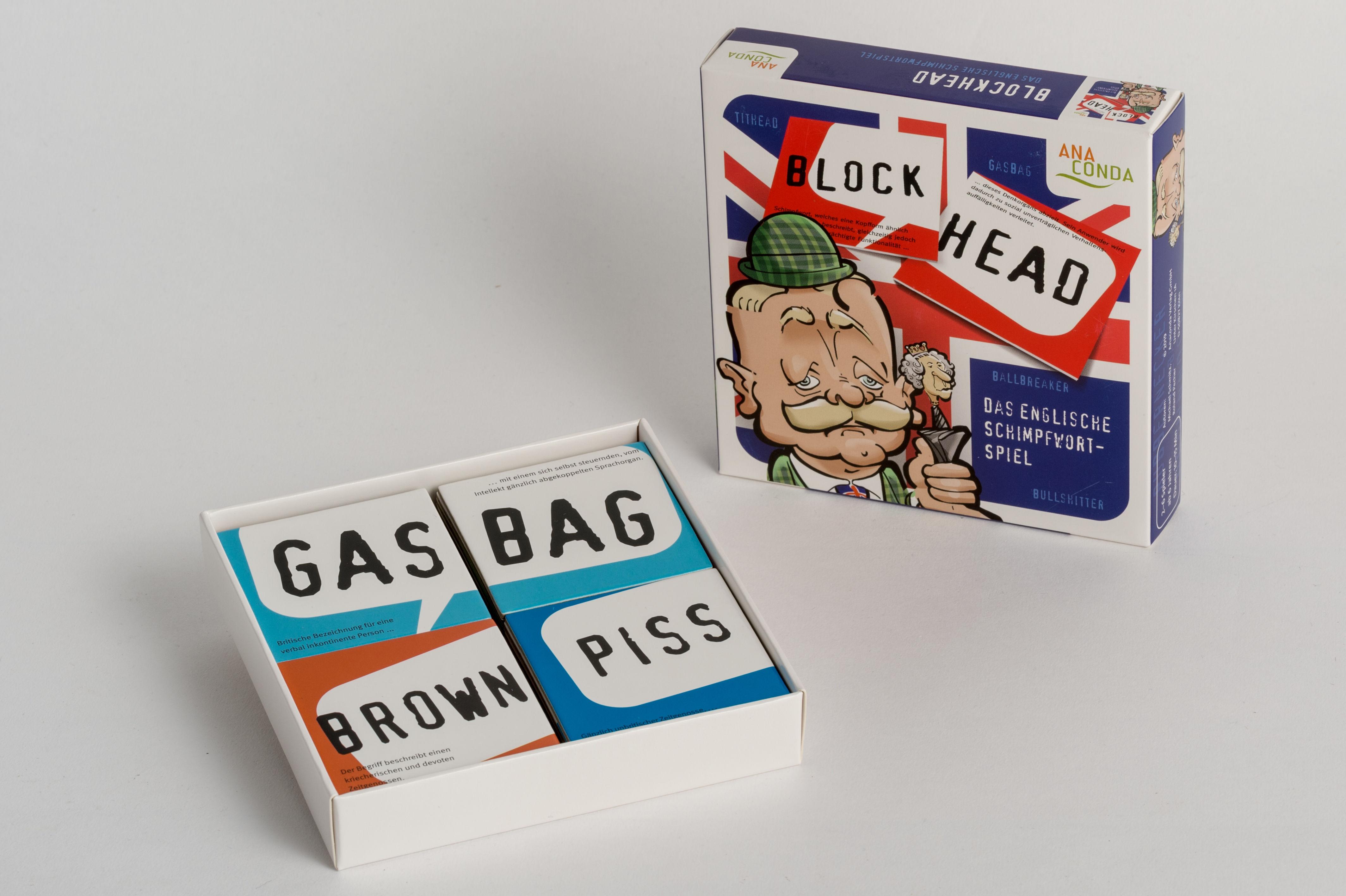 Beispielinhalt (Bild) Blockhead - Das englische Schimpfwortspiel