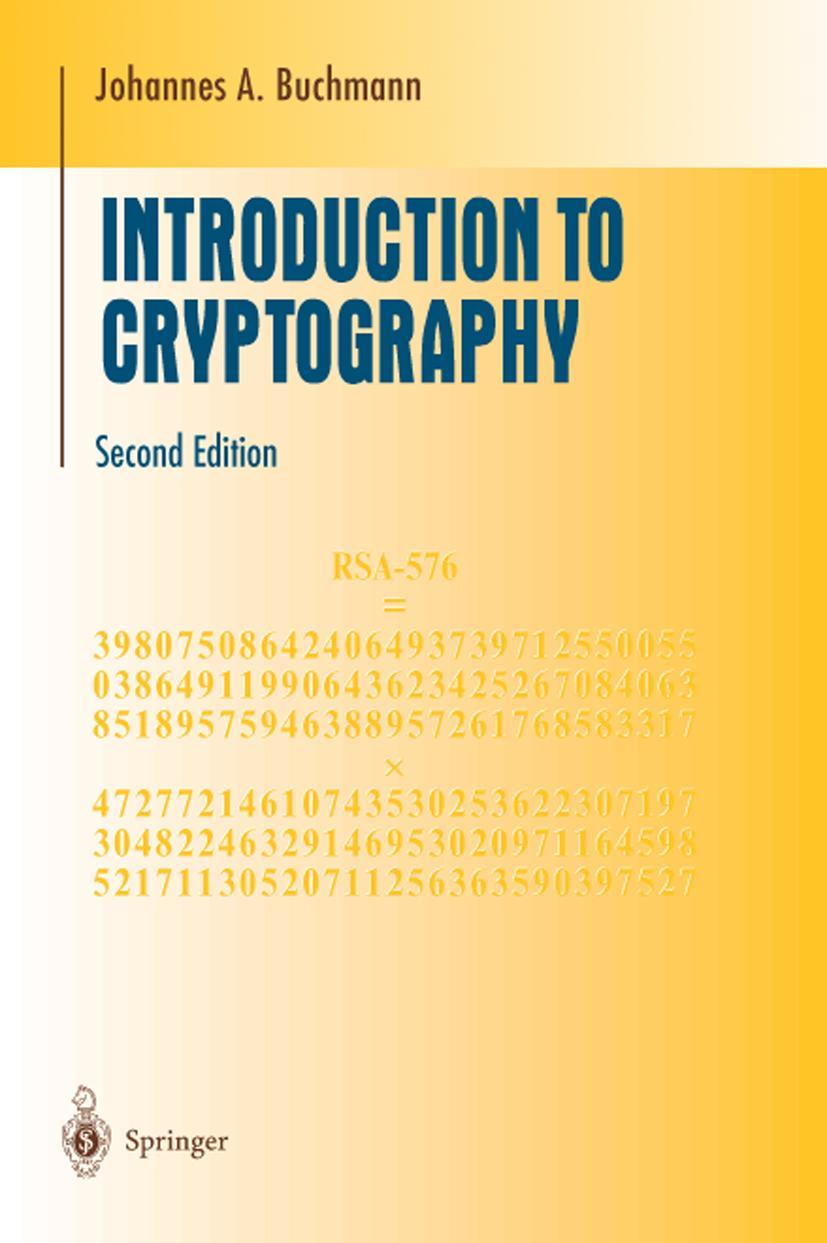 Vorderes Coverbild Introduction to Cryptography