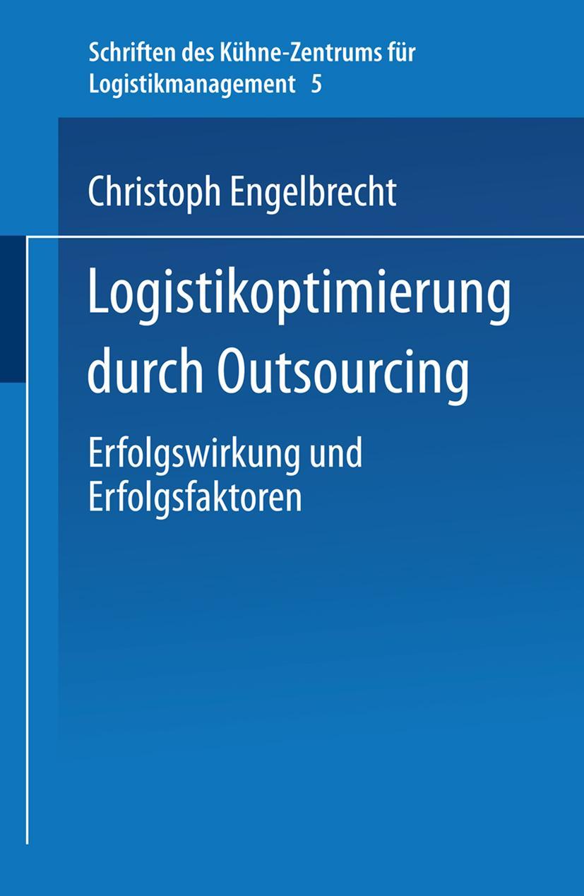 Vorderes Coverbild Logistikoptimierung durch Outsourcing