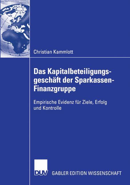Vorderes Coverbild Das Kapitalbeteiligungsgeschäft der Sparkassen-Finanzgruppe