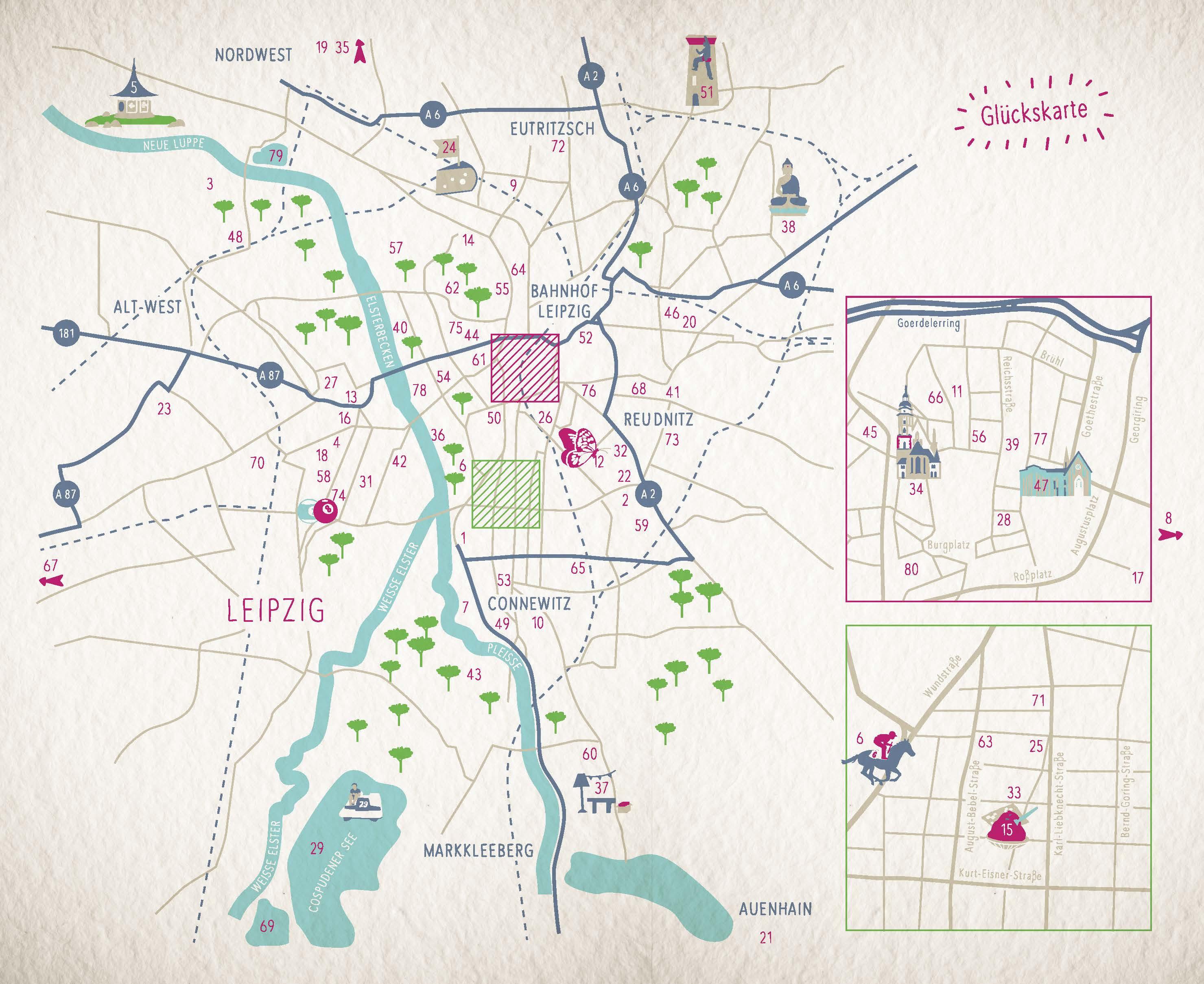 Beispielinhalt (Bild) Glücksorte in Leipzig