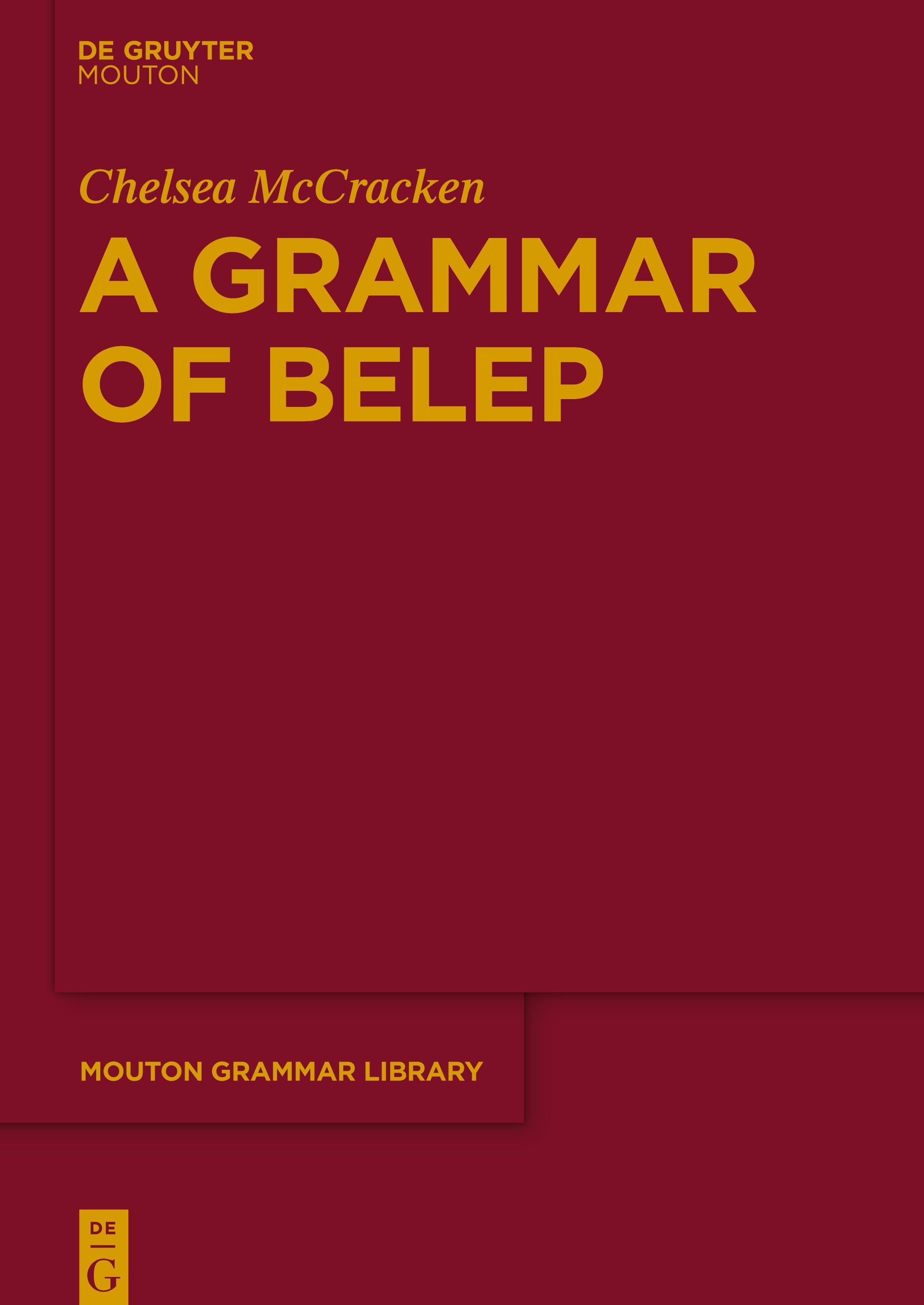 Vorderes Coverbild A Grammar of Belep