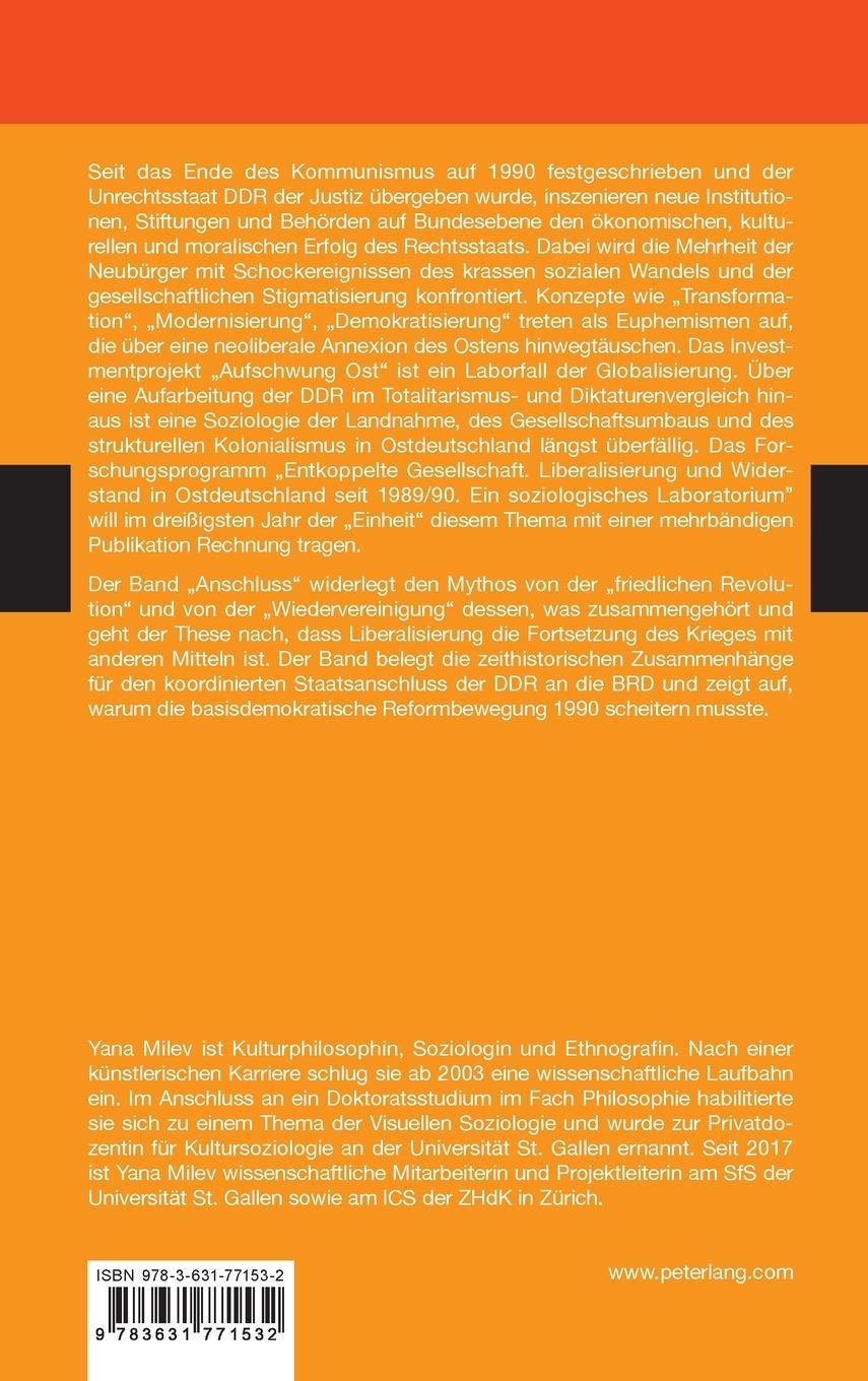 Rückseitencover Entkoppelte Gesellschaft - Ostdeutschland seit 1989/90