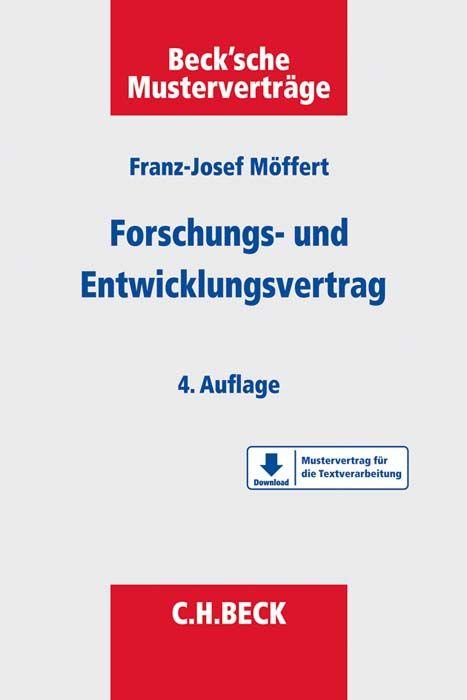 Vorderes Coverbild Der Forschungs- und Entwicklungsvertrag