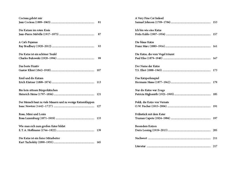 Beispielinhalt (Bild) Legendäre Katzen und ihre Menschen