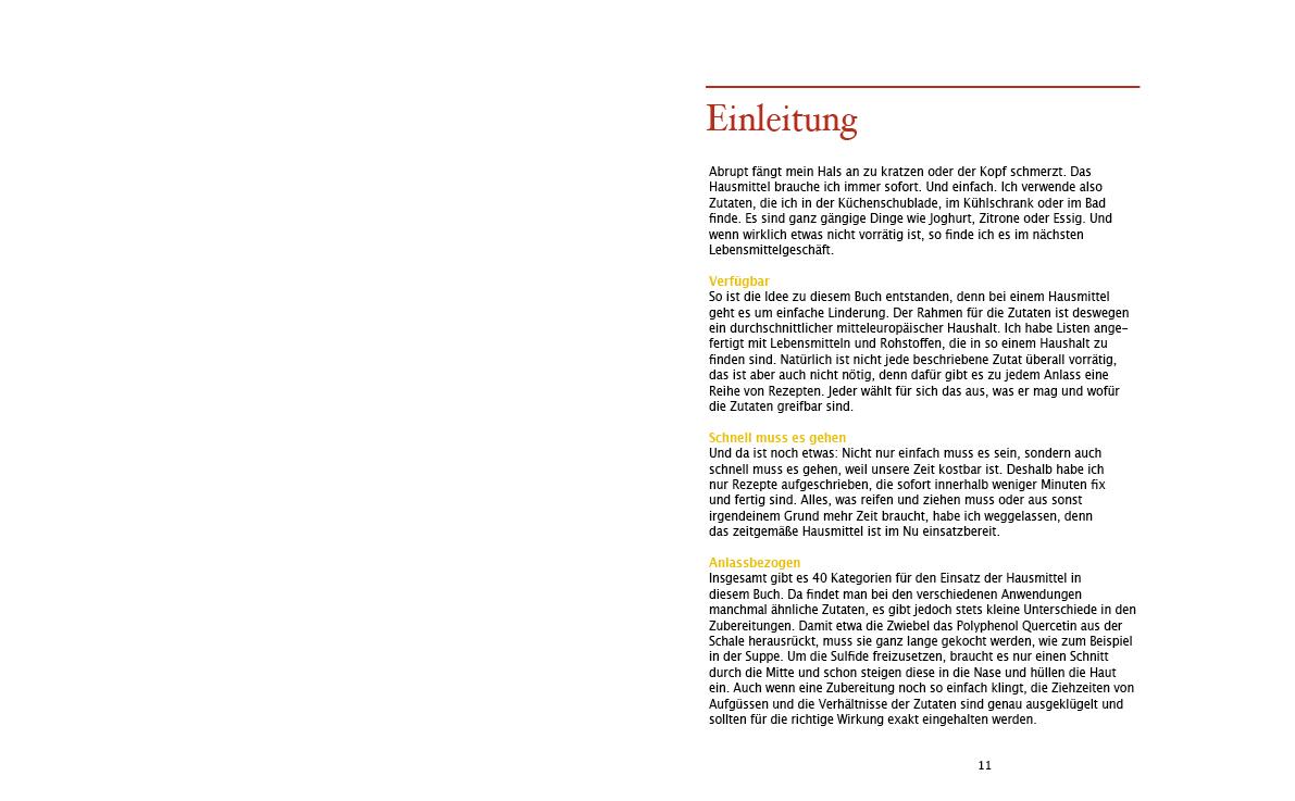 Beispielinhalt (Bild) Hausmittel