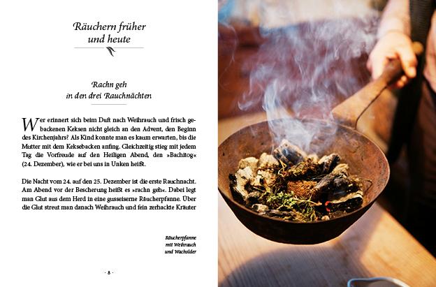 Beispielinhalt (Bild) Das kleine Buch: Räuchern mit Kräutern und Harzen
