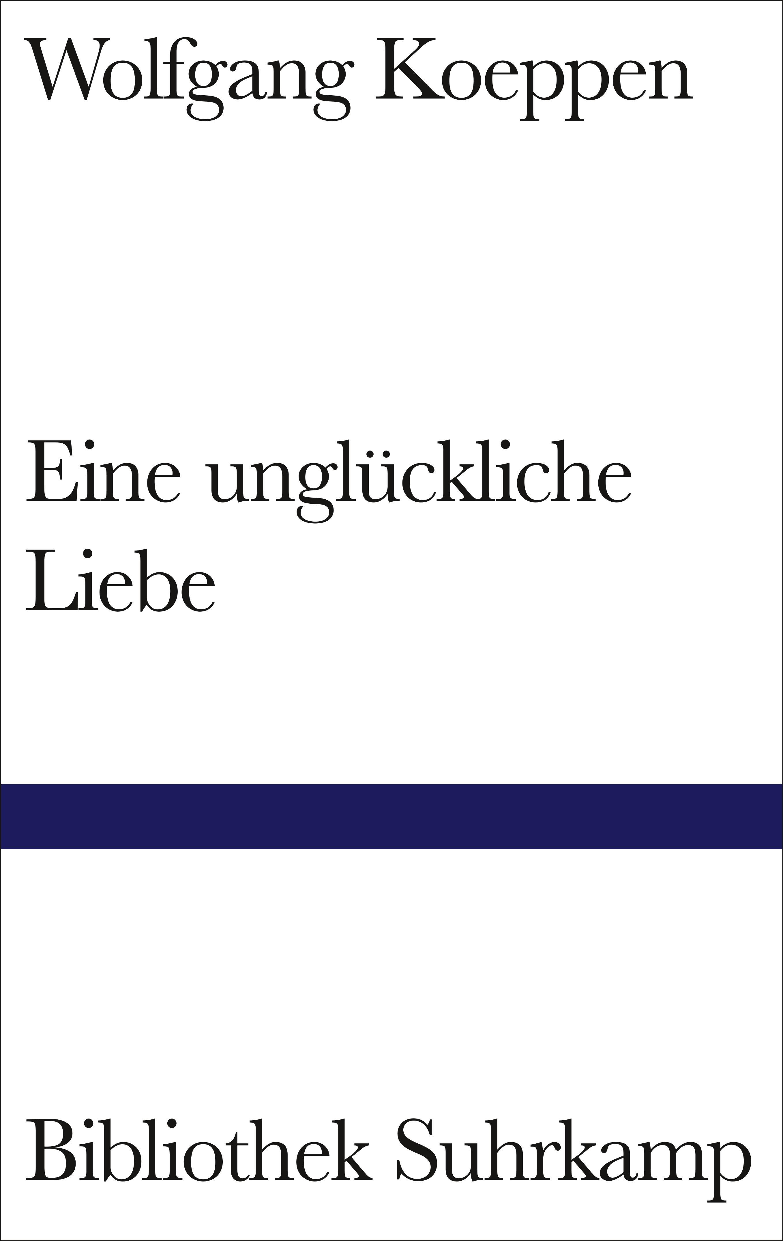 Vorderes Coverbild Eine unglückliche Liebe