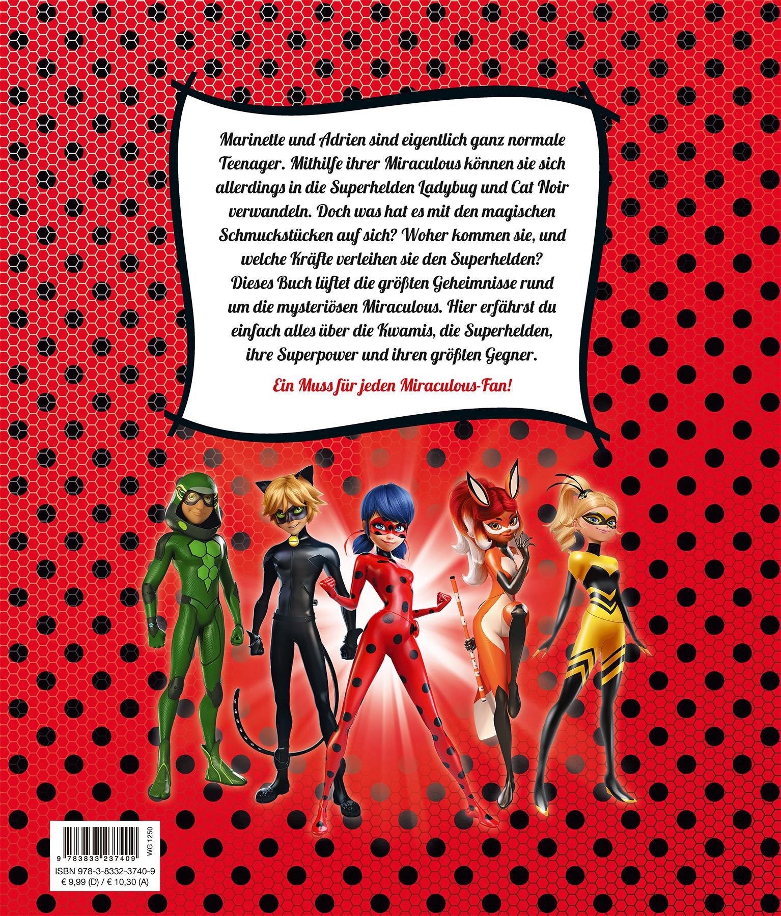 Rückseitencover Miraculous: Das geheime Buch der Miraculous