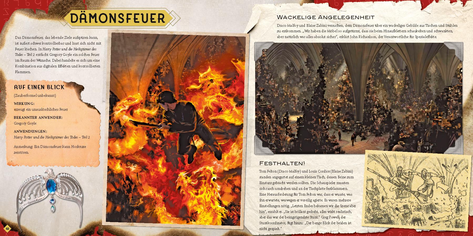 Beispielinhalt (Bild) Harry Potter: Die Zaubersprüche - Das Handbuch zu den Filmen