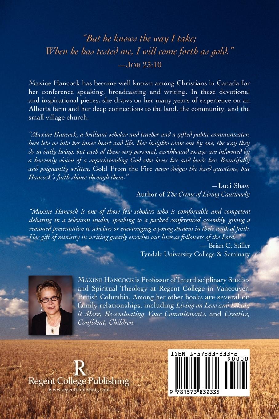 Rückseitencover Gold from the Fire