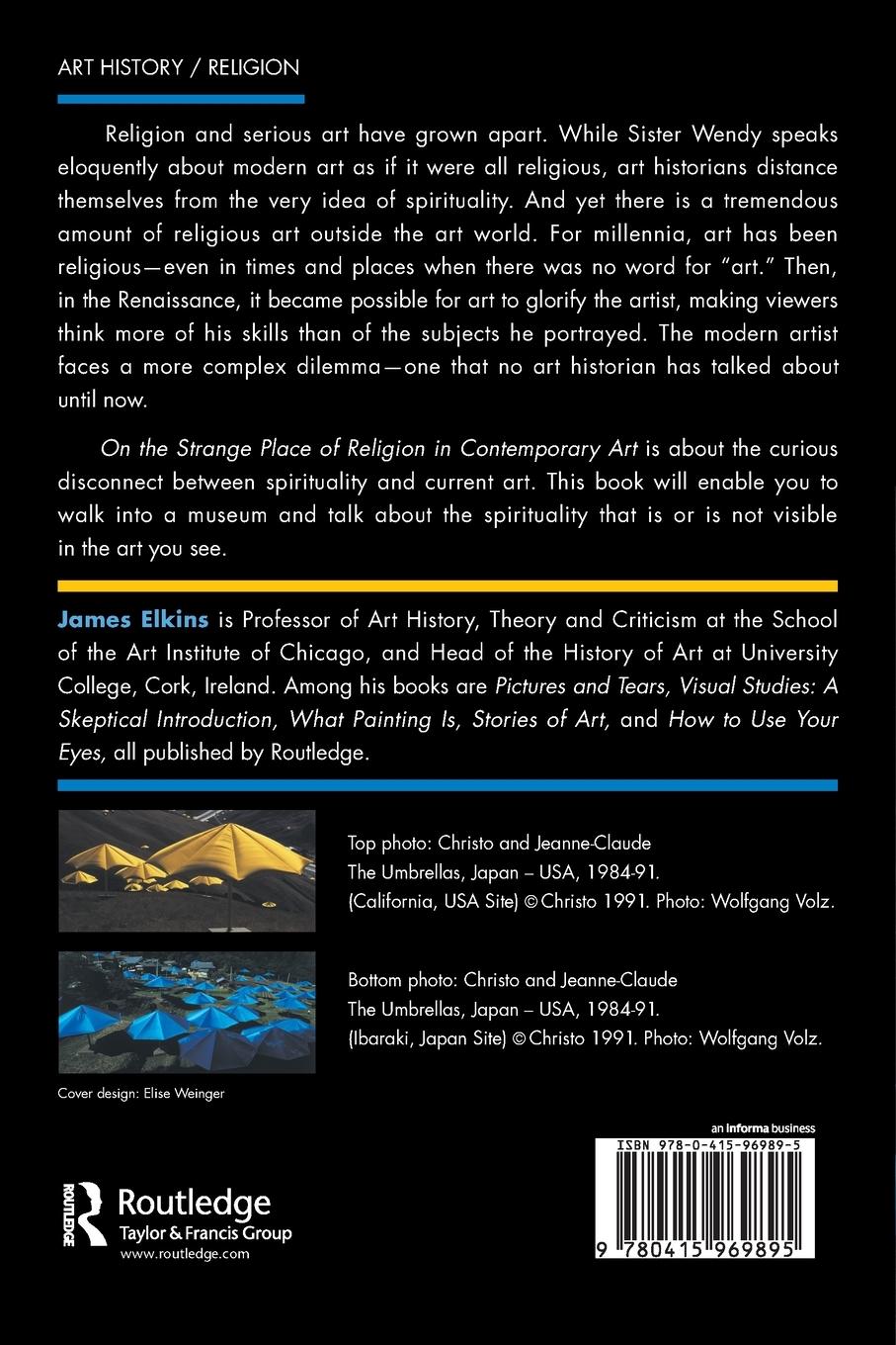Rückseitencover On the Strange Place of Religion in Contemporary Art