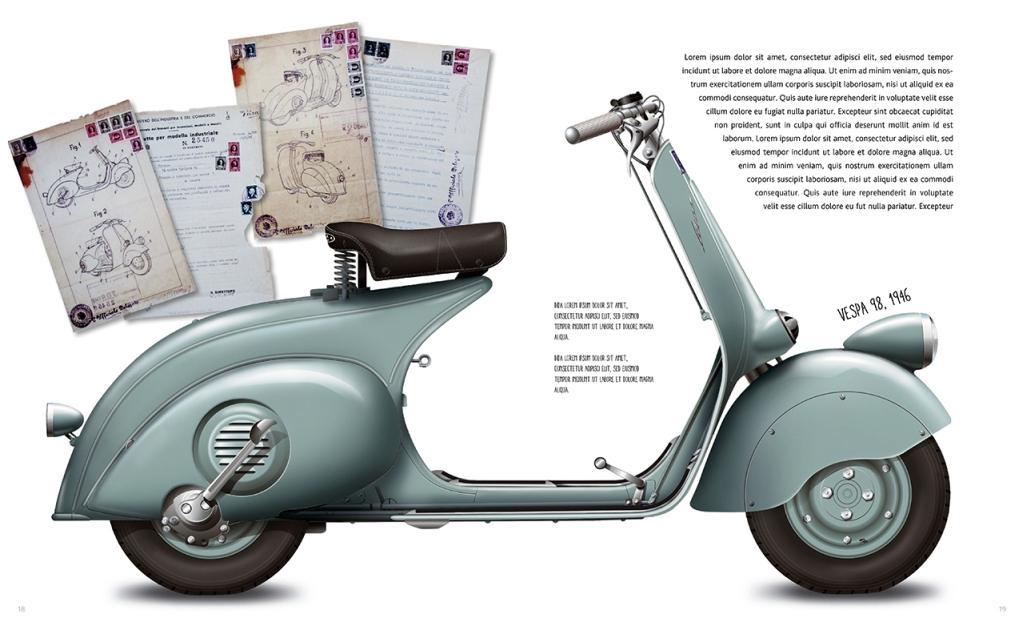 Beispielinhalt (Bild) Vespa