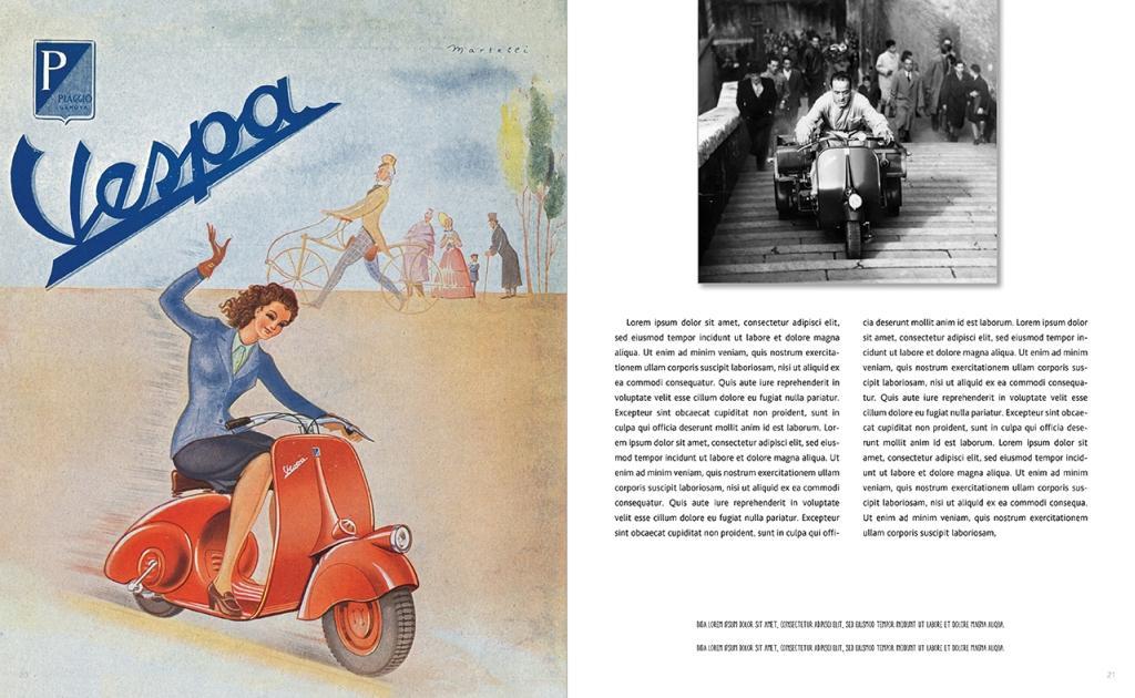 Beispielinhalt (Bild) Vespa