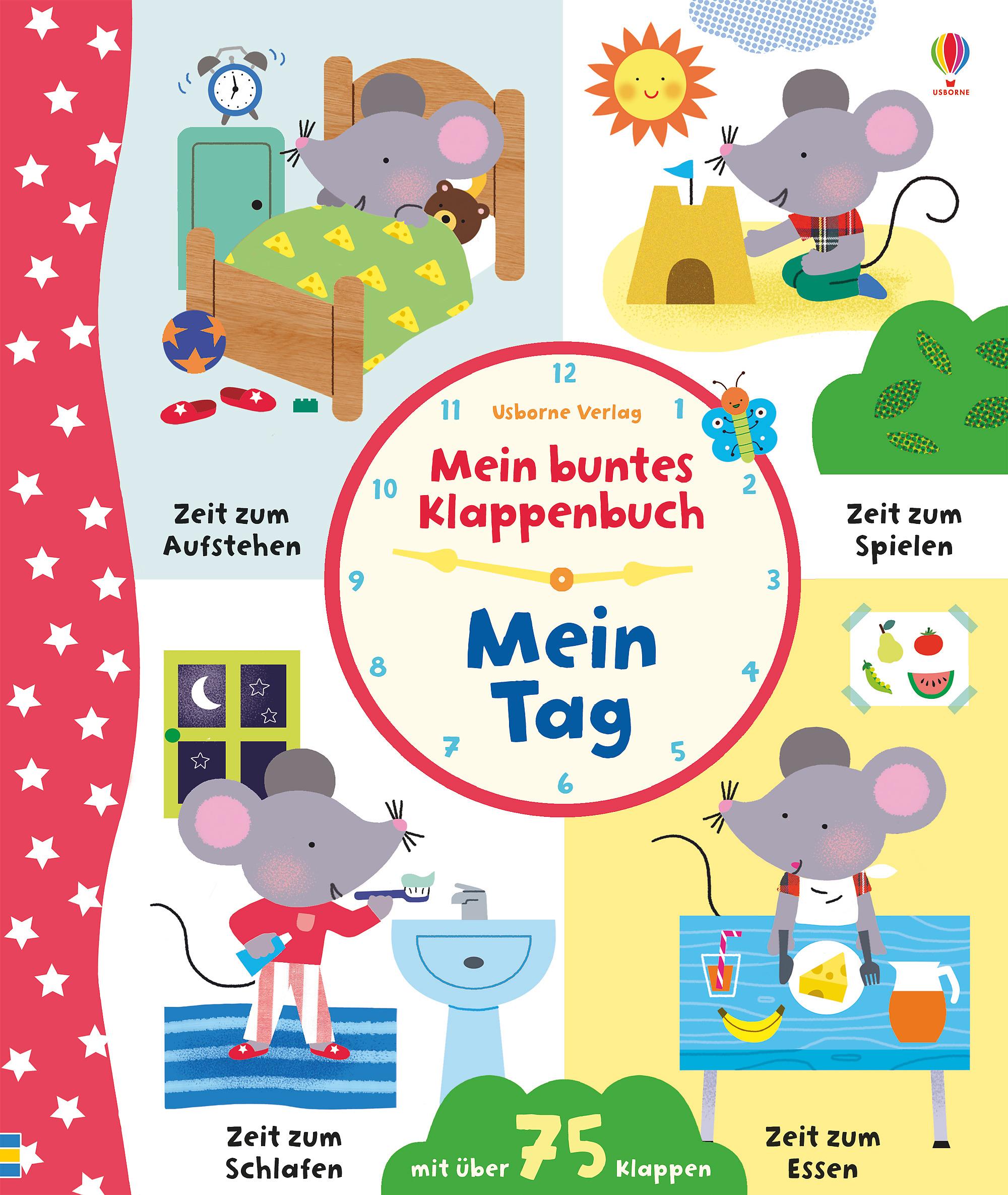 Vorderes Coverbild Mein buntes Klappenbuch: Mein Tag
