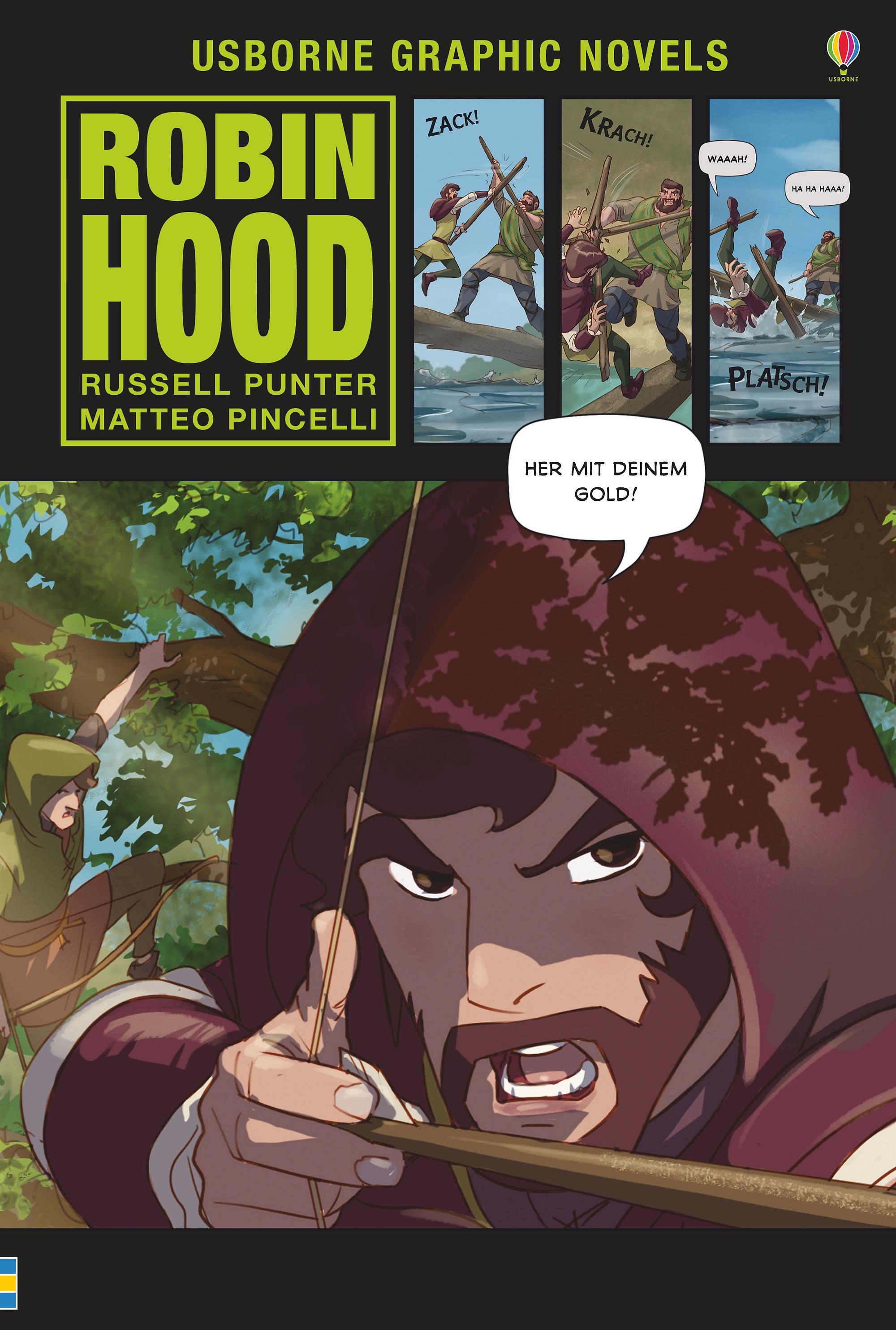 Vorderes Coverbild Usborne Graphic Novels: Robin Hood