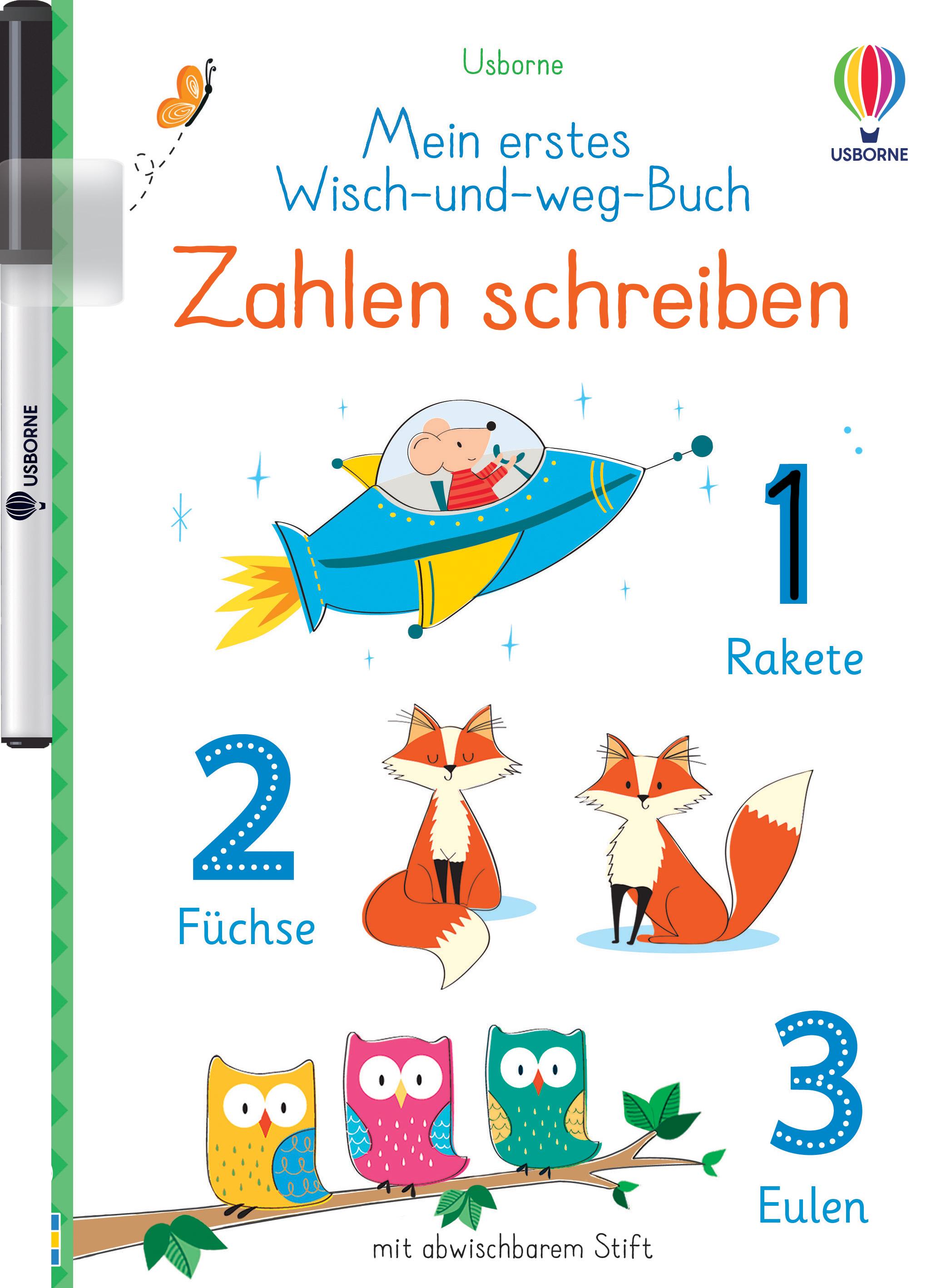 Vorderes Coverbild Mein erstes Wisch-und-weg-Buch: Zahlen schreiben