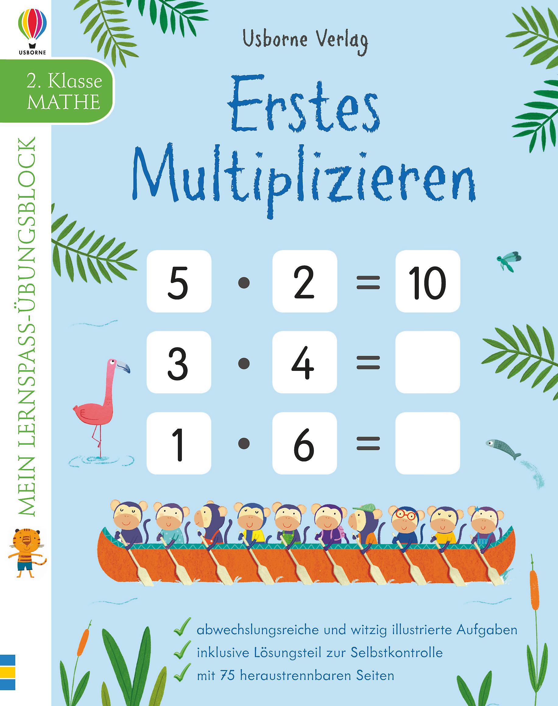 Vorderes Coverbild Mein Lernspaß-Übungsblock: Erstes Multiplizieren (2. Klasse)