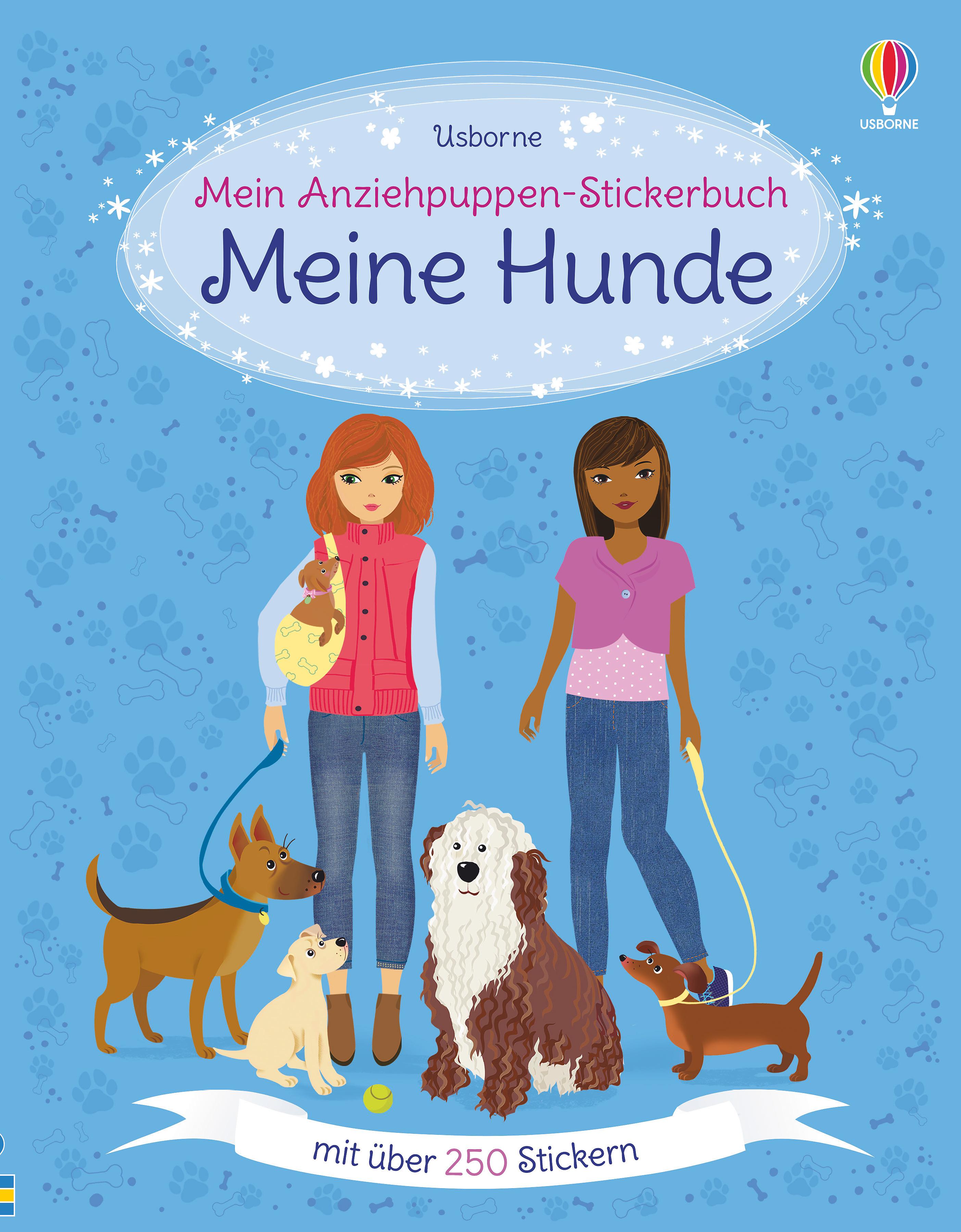 Vorderes Coverbild Mein Anziehpuppen-Stickerbuch: Meine Hunde
