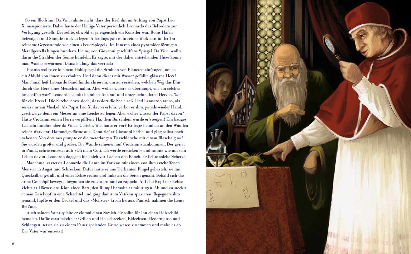 Beispielinhalt (Bild) Die geheimnisvolle Welt des Leonardo da Vinci