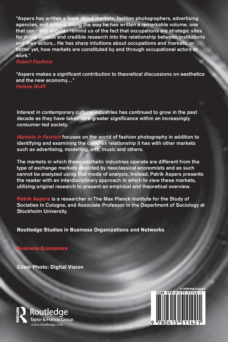 Rückseitencover Markets in Fashion