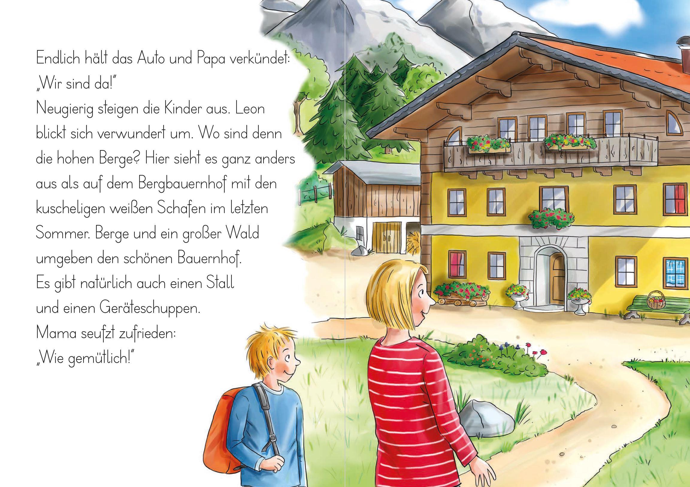 Beispielinhalt (Bild) LESEZUG/2. Klasse: Ferien am Bauernhof