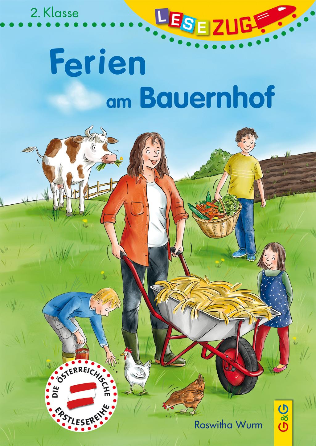 Vorderes Coverbild LESEZUG/2. Klasse: Ferien am Bauernhof