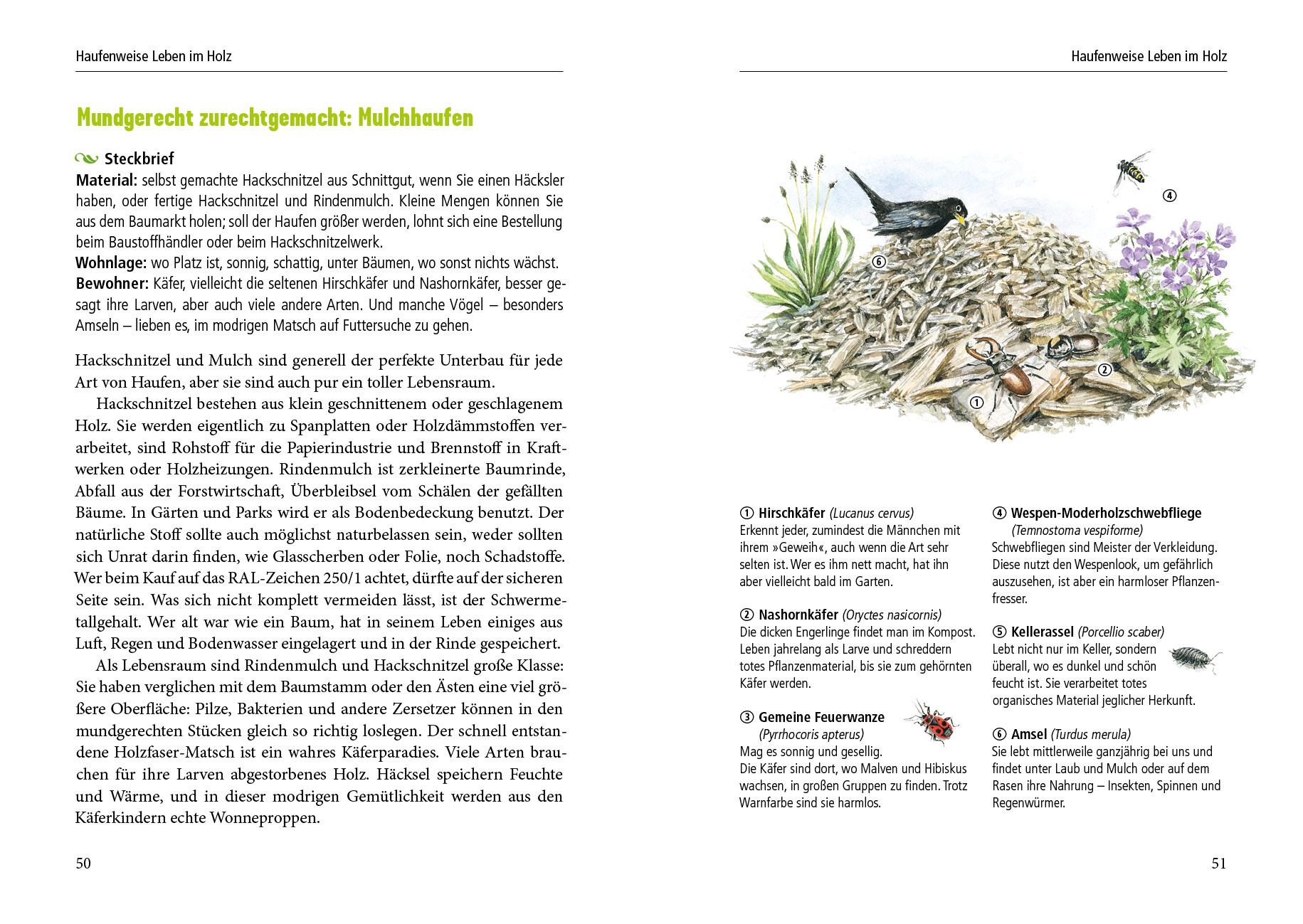 Beispielinhalt (Bild) Haufenweise Lebensräume