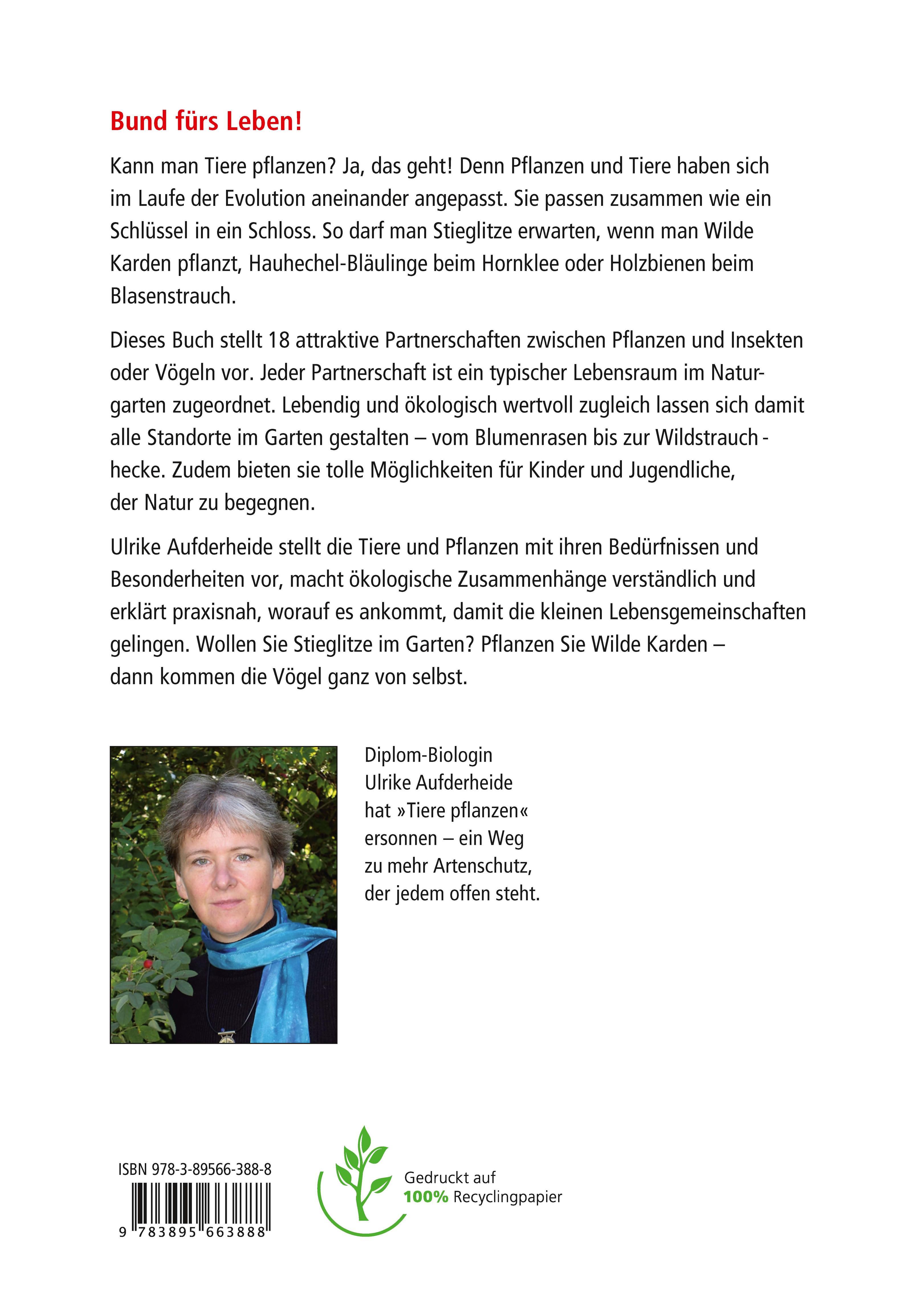 Rückseitencover Tiere pflanzen
