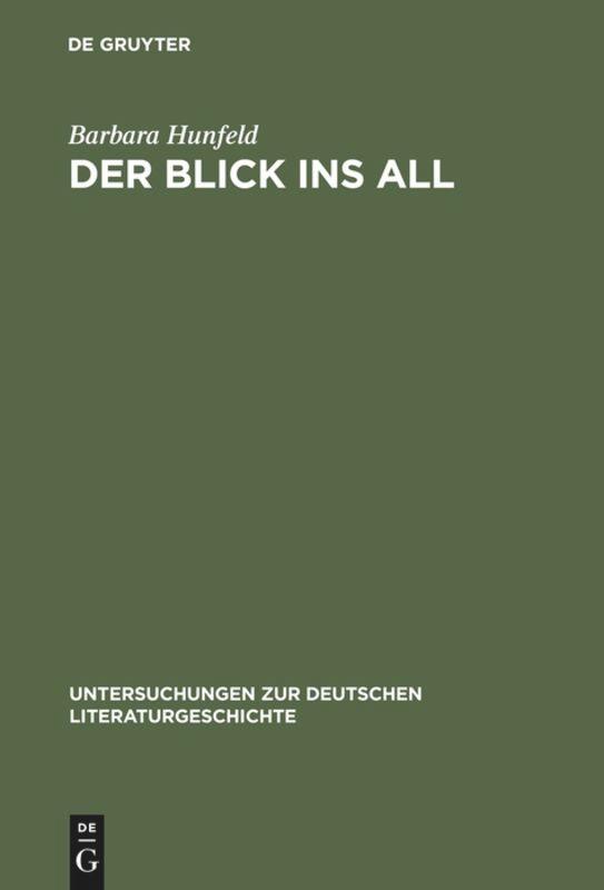 Vorderes Coverbild Der Blick ins All