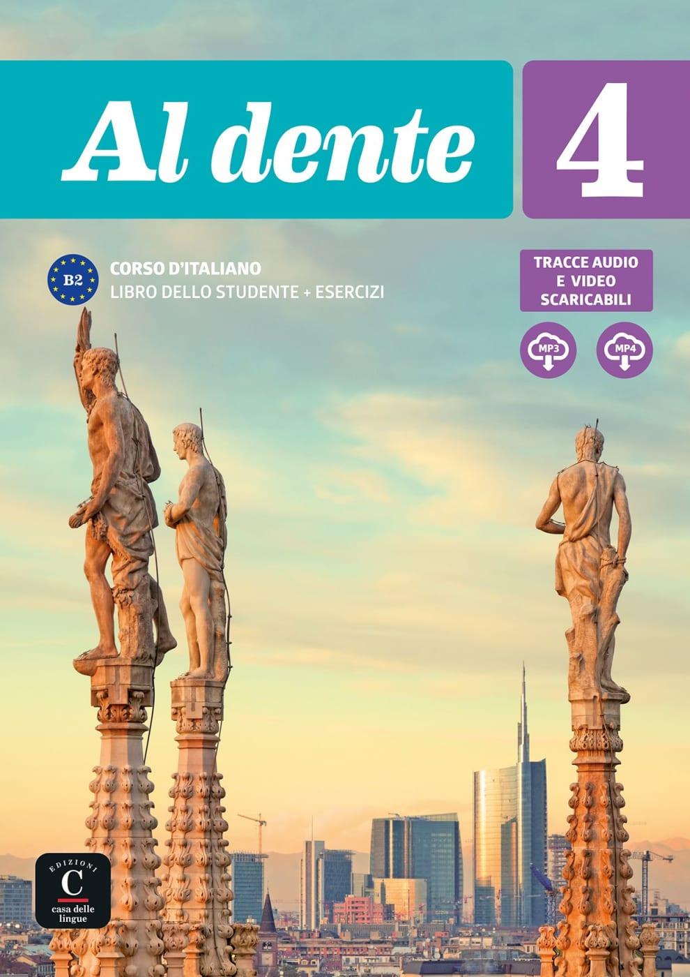 Vorderes Coverbild Al dente 4 (B2). Libro dello studente + esercizi + CD + DVD
