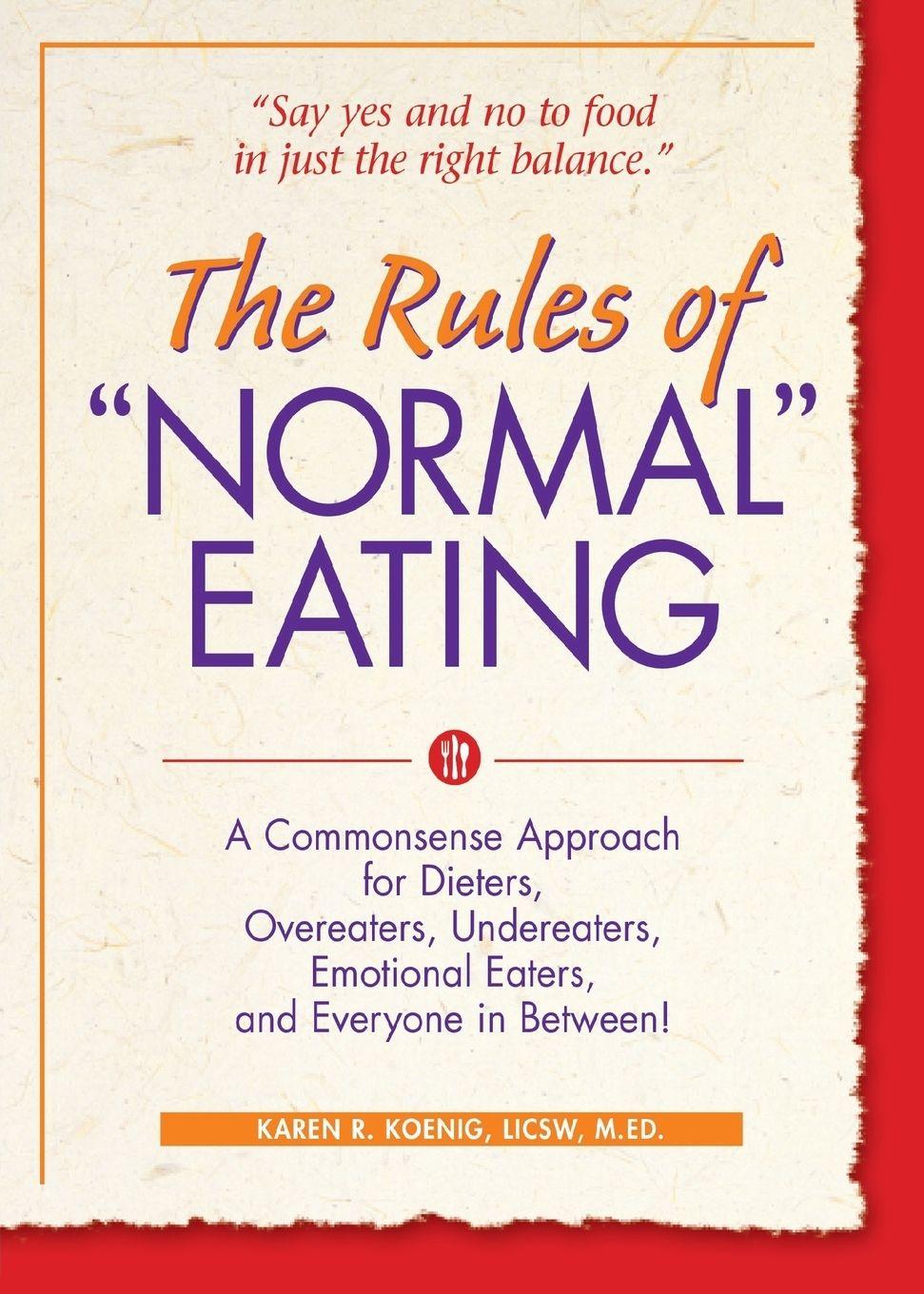 Vorderes Coverbild The Rules of "Normal" Eating