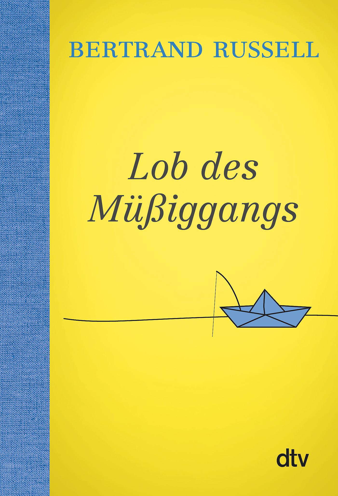 Vorderes Coverbild Lob des Müßiggangs