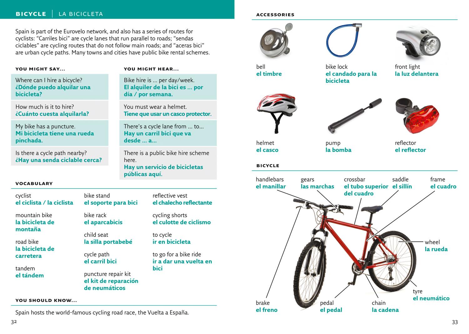 Beispielinhalt (Bild) Collins Spanish Visual Dictionary