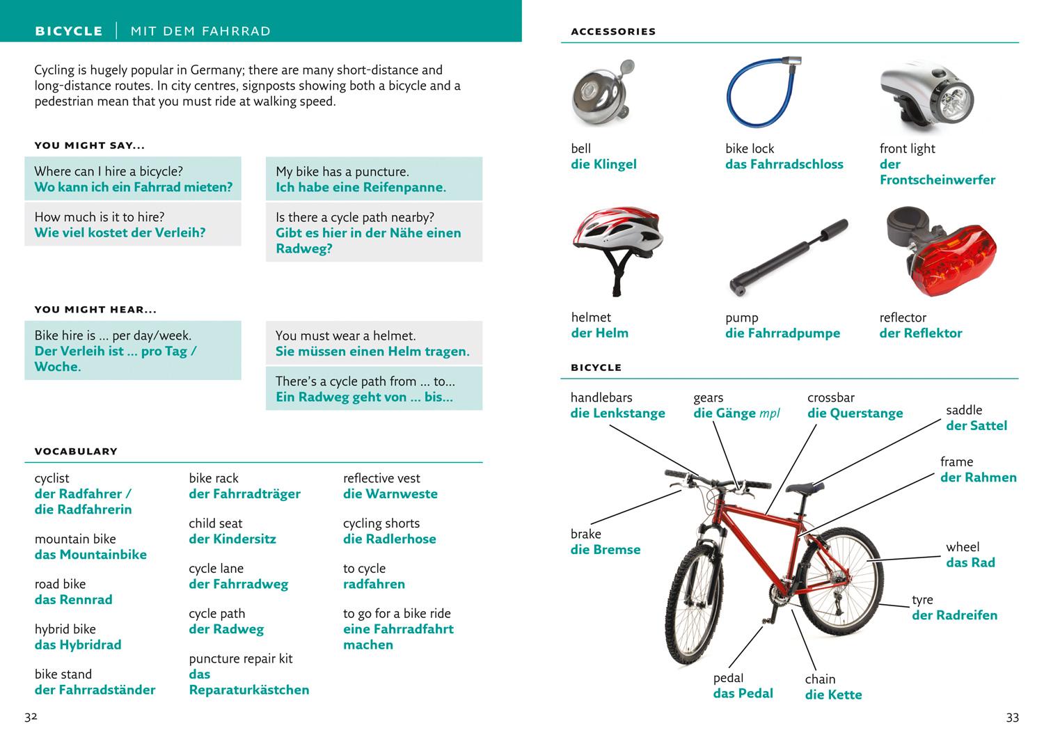 Beispielinhalt (Bild) Collins German Visual Dictionary